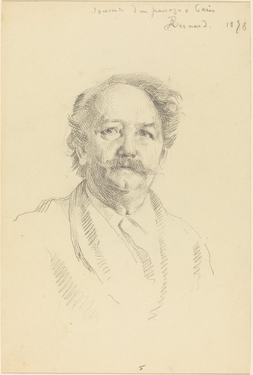 Retrato de um homem (lembrança de uma passagem em Paris) de Albert Besnard