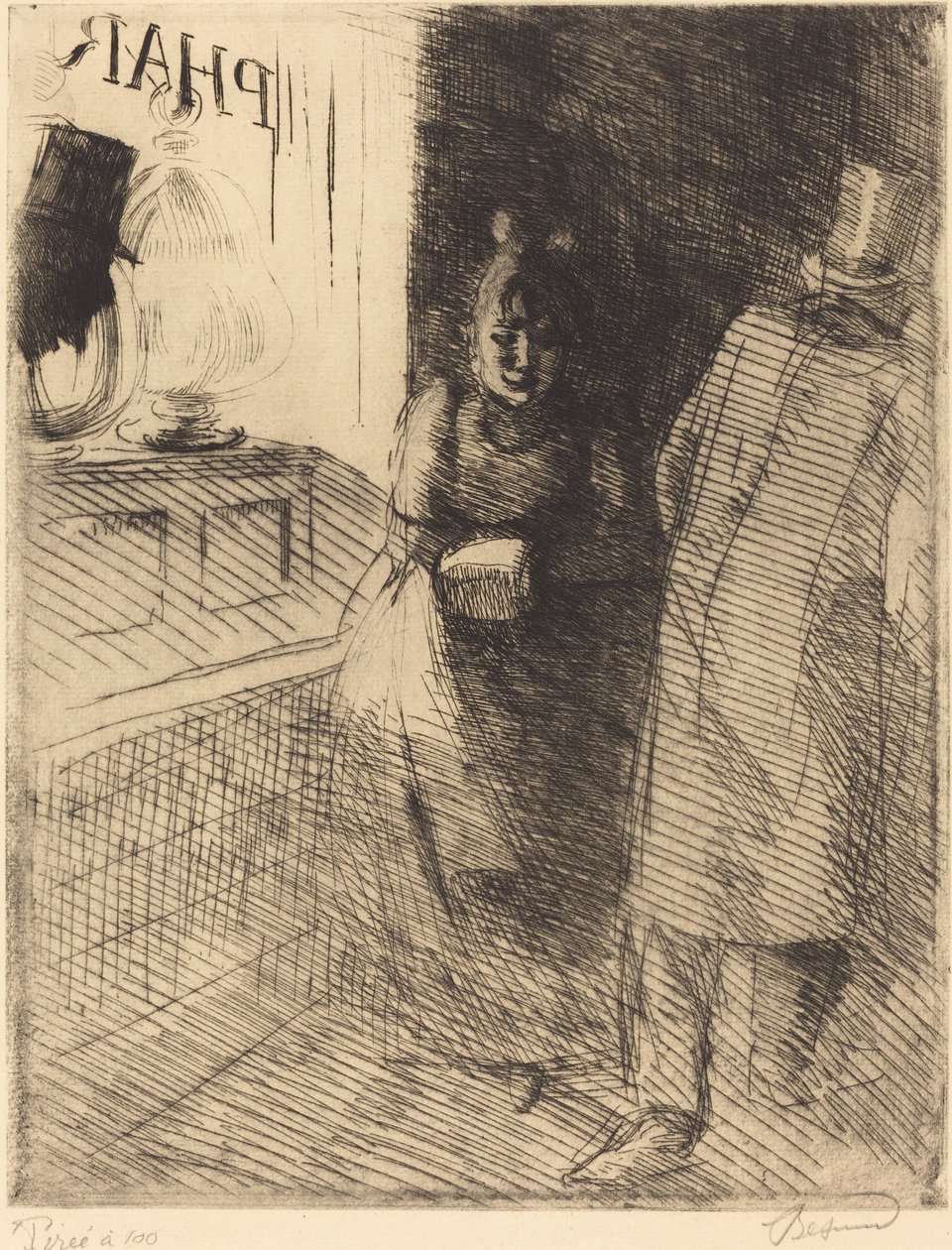 Prostituição (La Prostituição) de Albert Besnard
