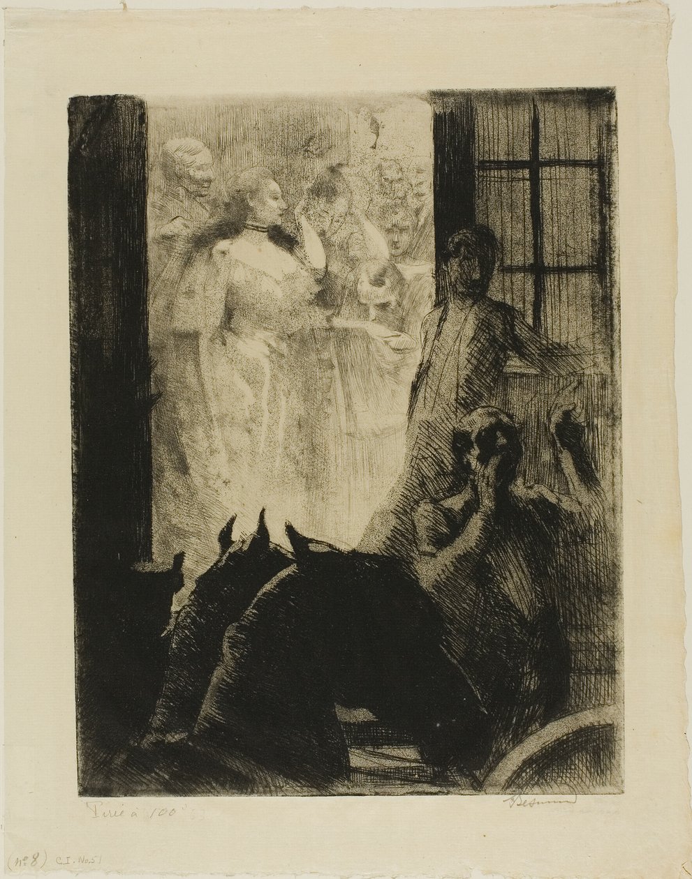 Sucesso social, prato sete da Mulher de Albert Besnard