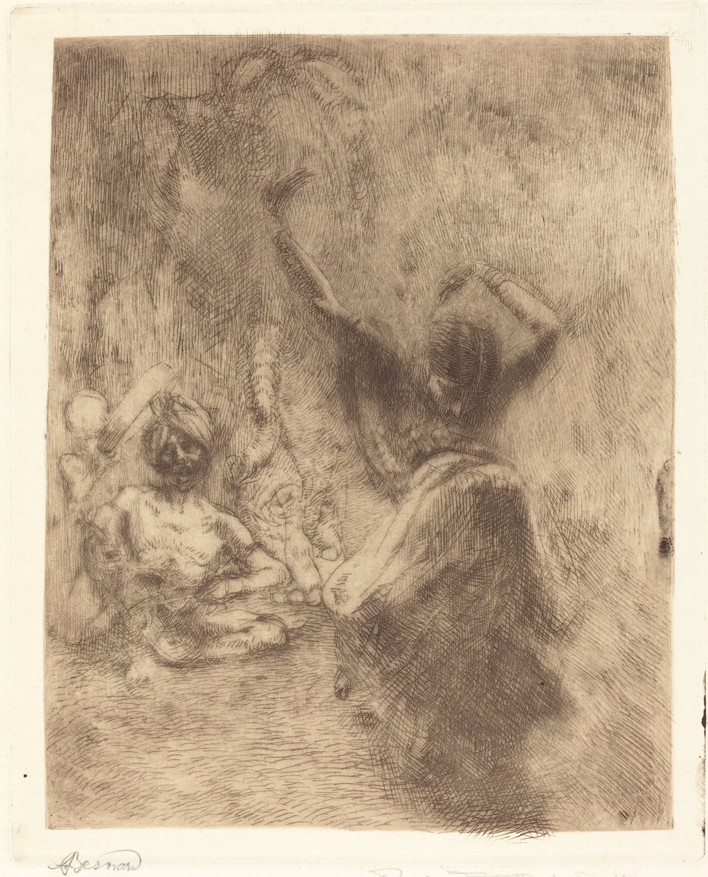 A Dançarina de Tanjore (La bayadère de Tanjore) de Albert Besnard