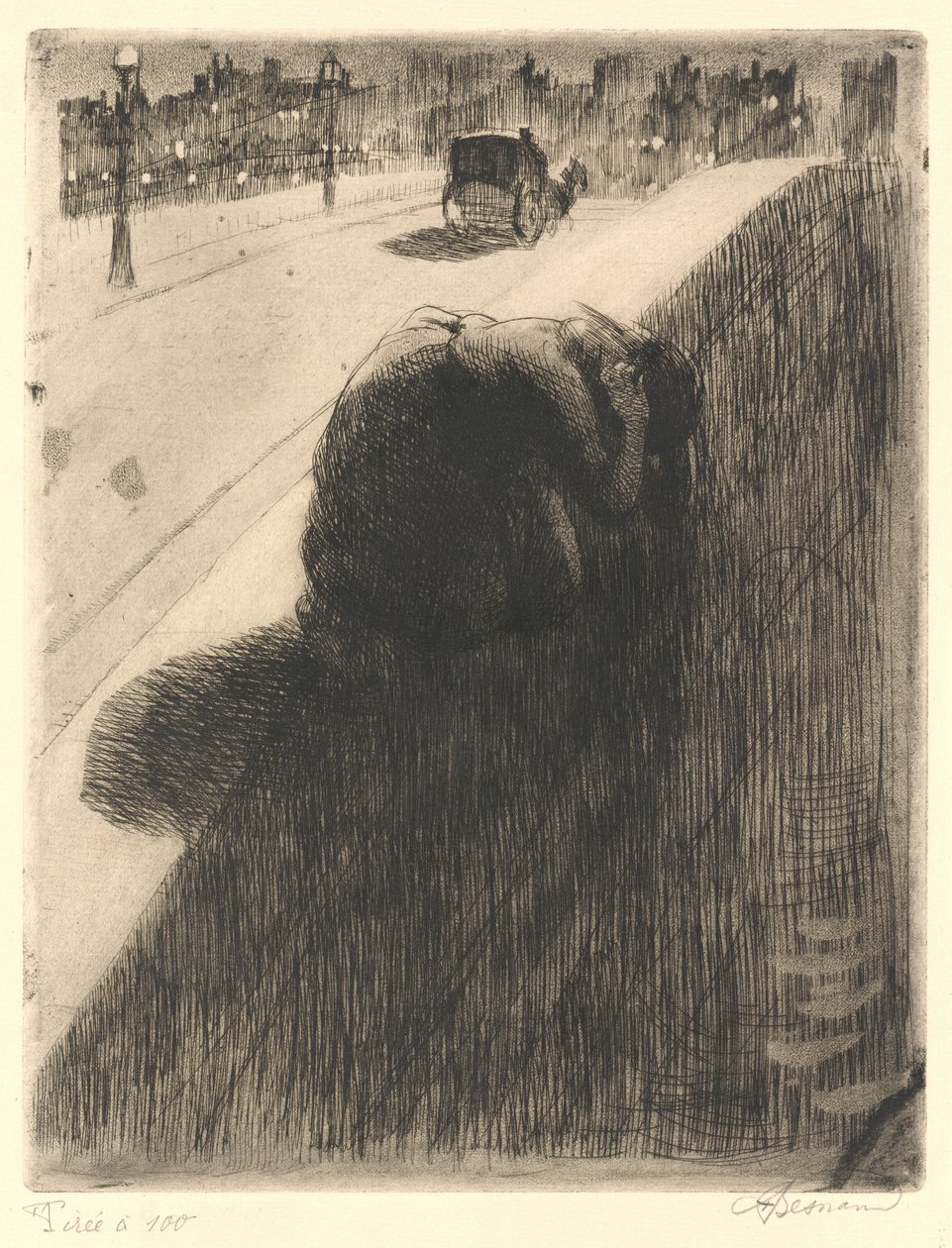 O Suicídio (Le Suicide) de Albert Besnard