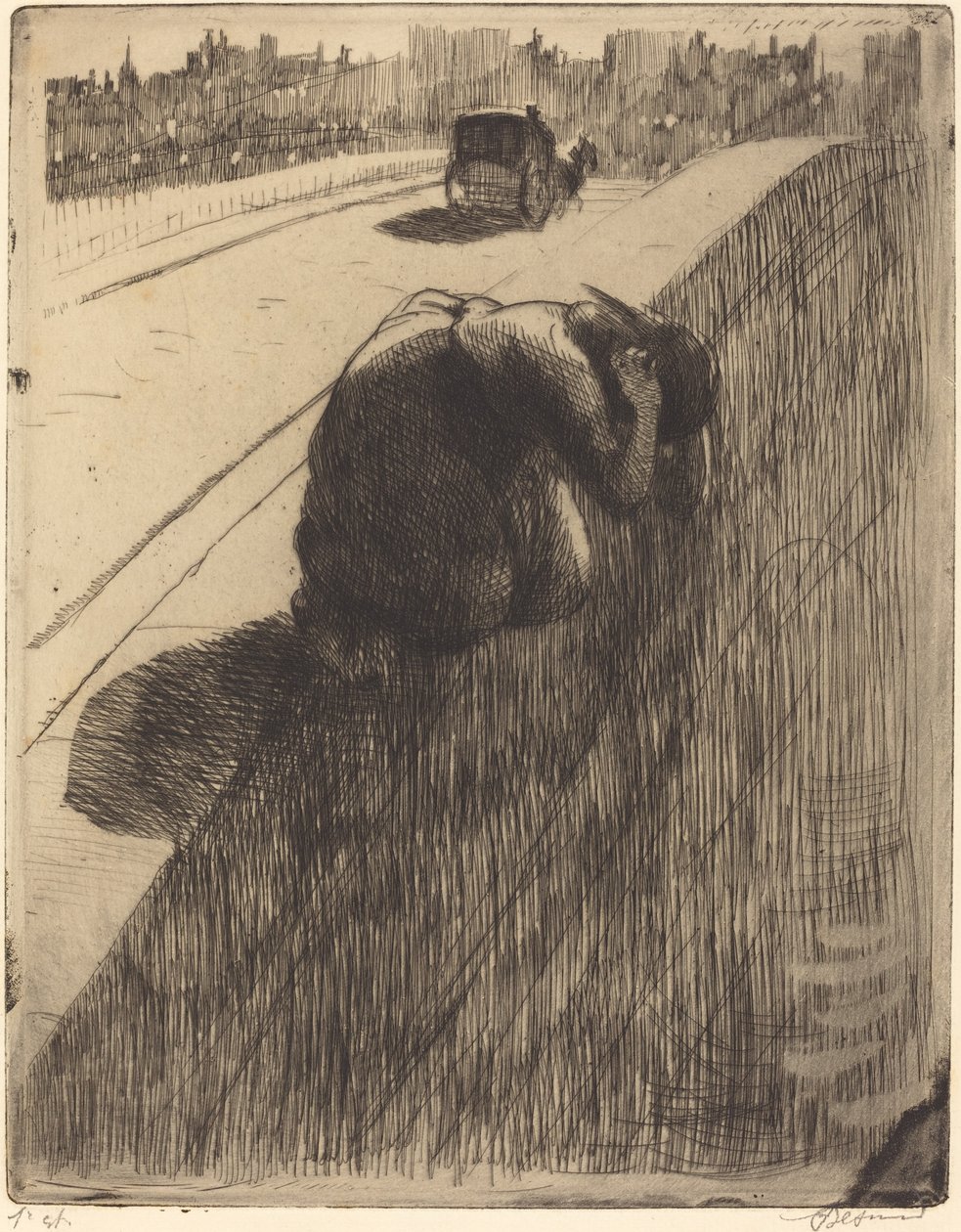 The Suicide (Le Suicide) de Albert Besnard