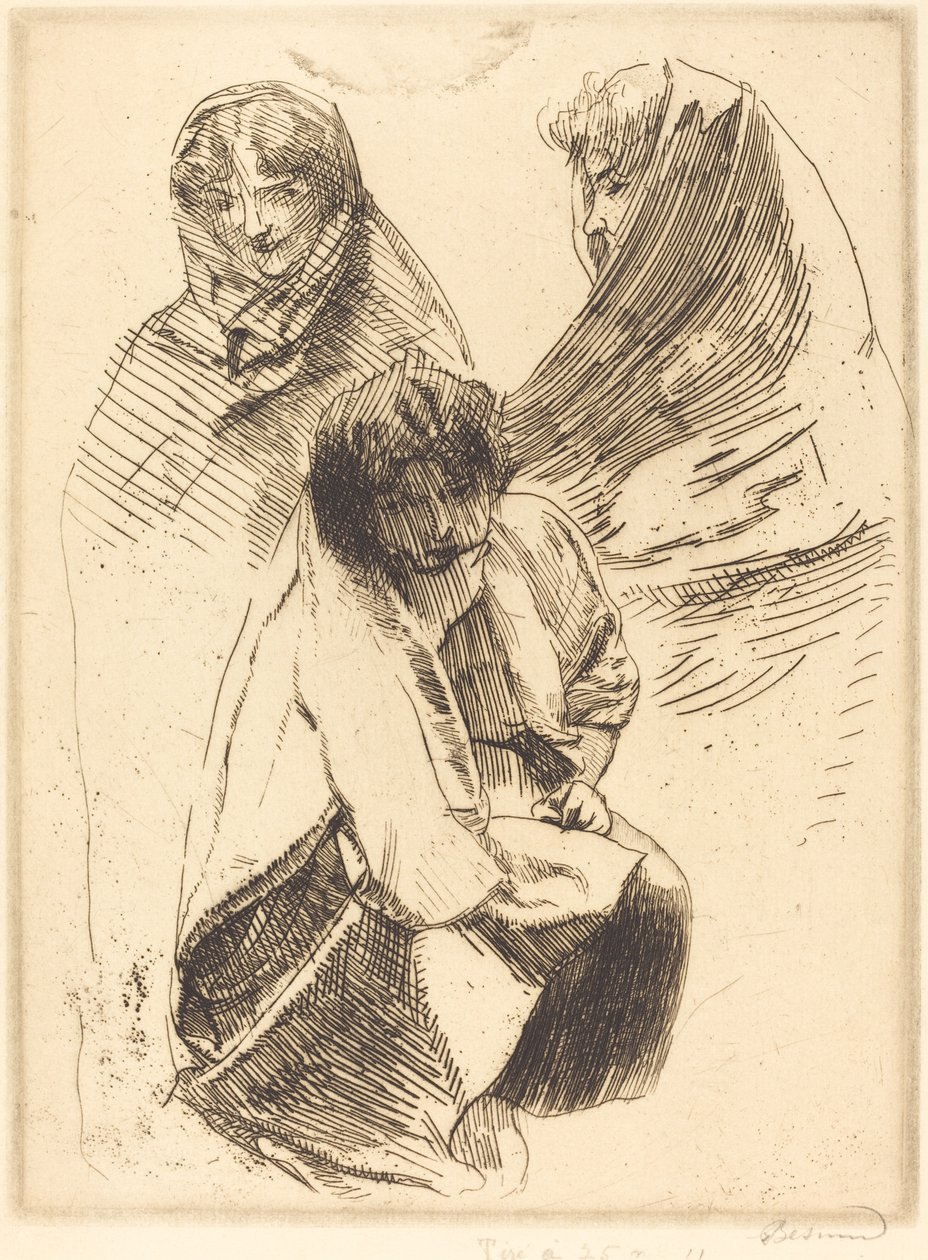 Três mulheres veladas de Albert Besnard