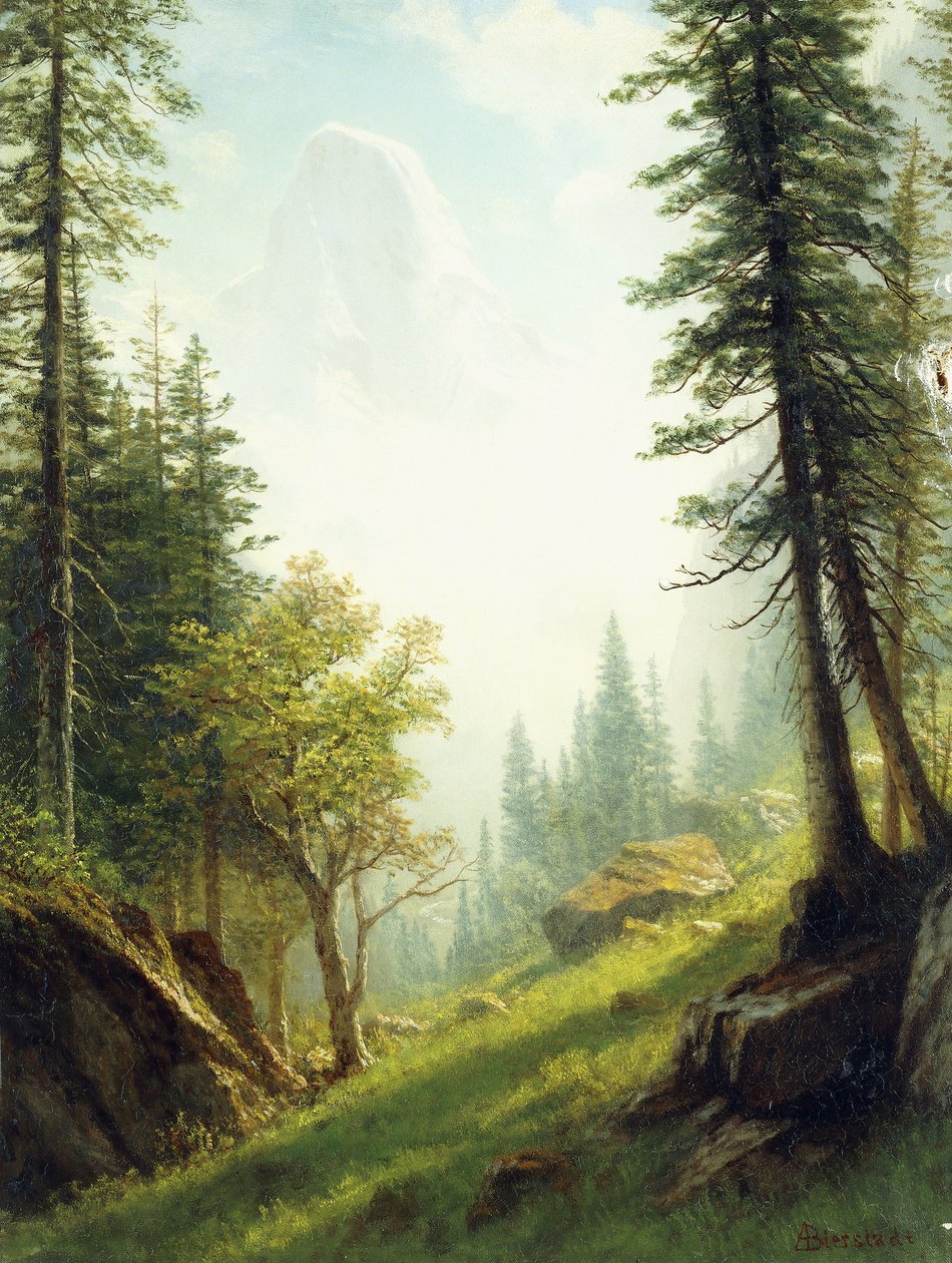 Entre os Alpes Berneses, de Albert Bierstadt
