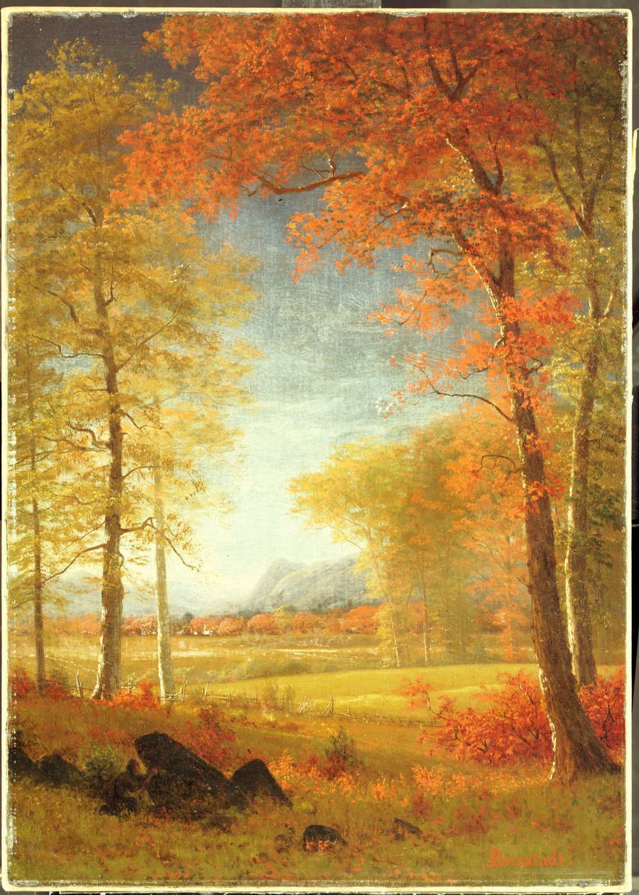 Outono na América, Oneida County, Nova Iorque de Albert Bierstadt