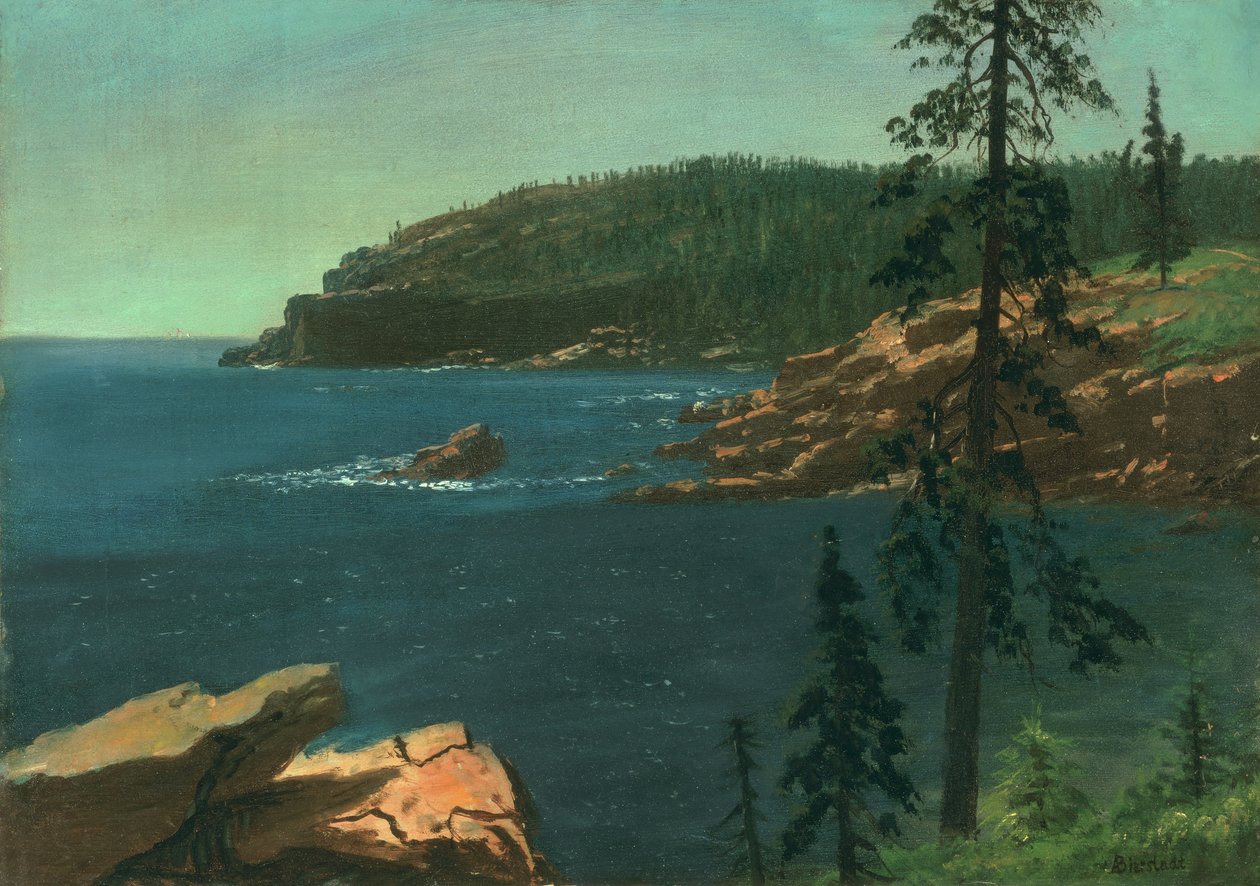 Costa da Califórnia de Albert Bierstadt