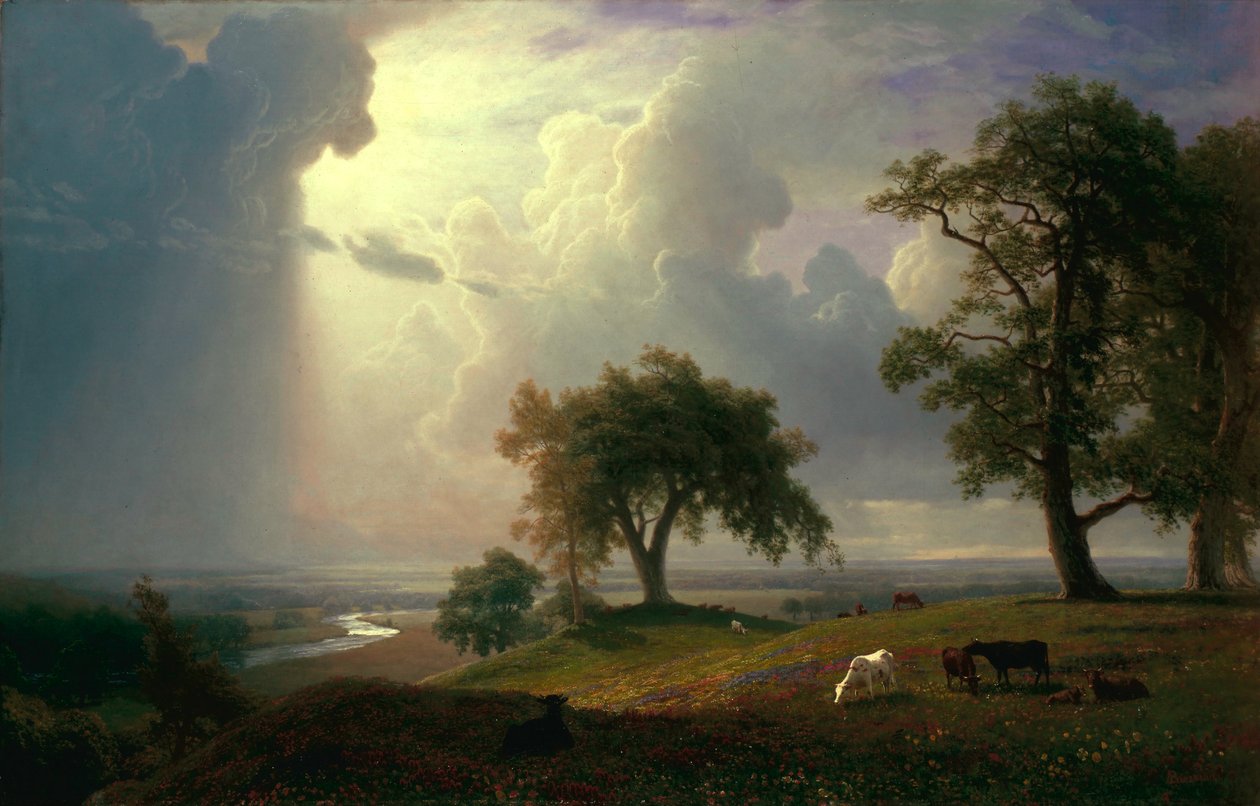 Primavera na Califórnia  de Albert Bierstadt