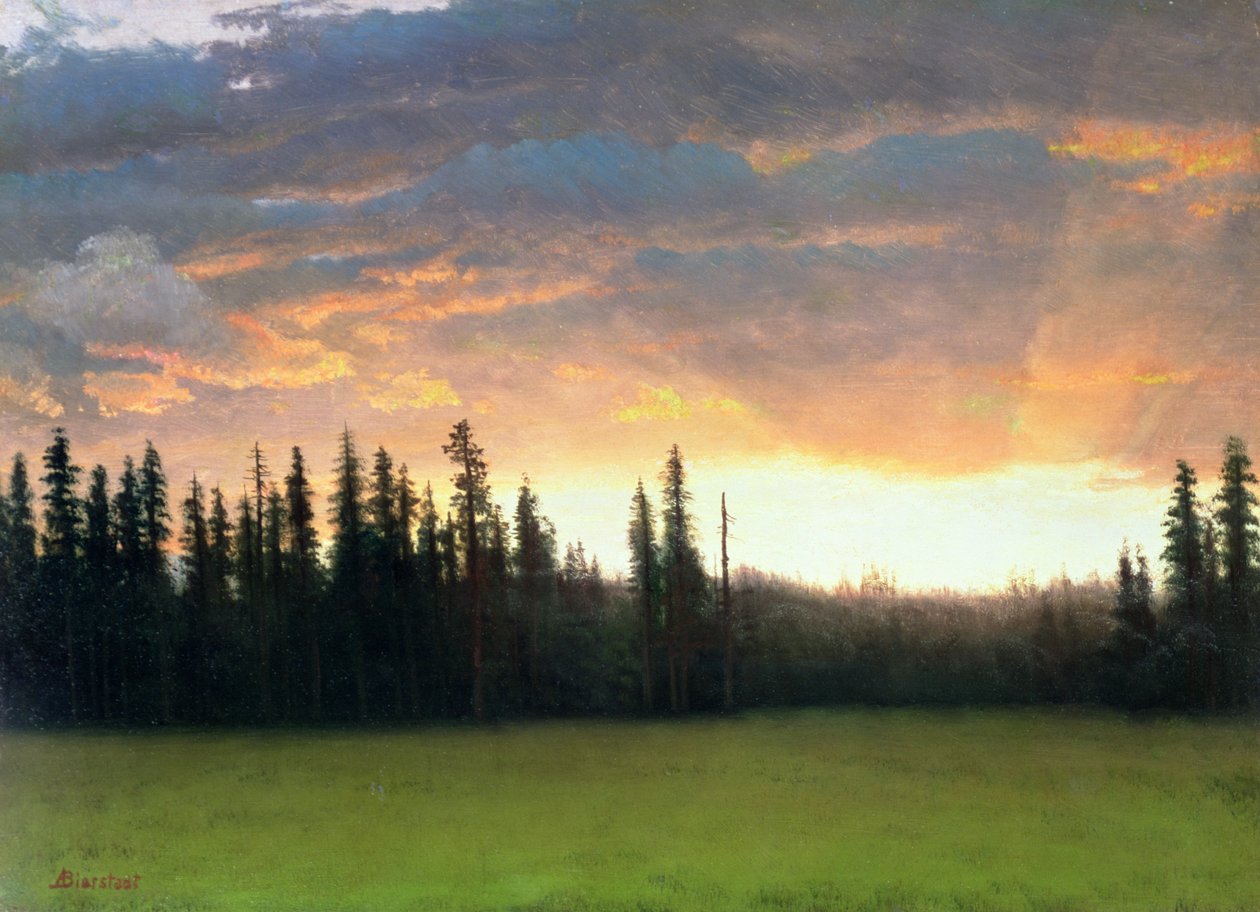California Sunset de Albert Bierstadt