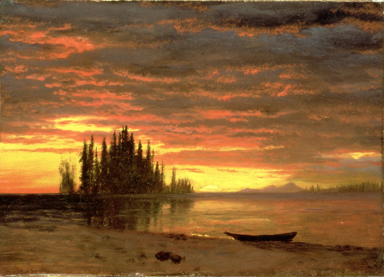 California Sunset de Albert Bierstadt