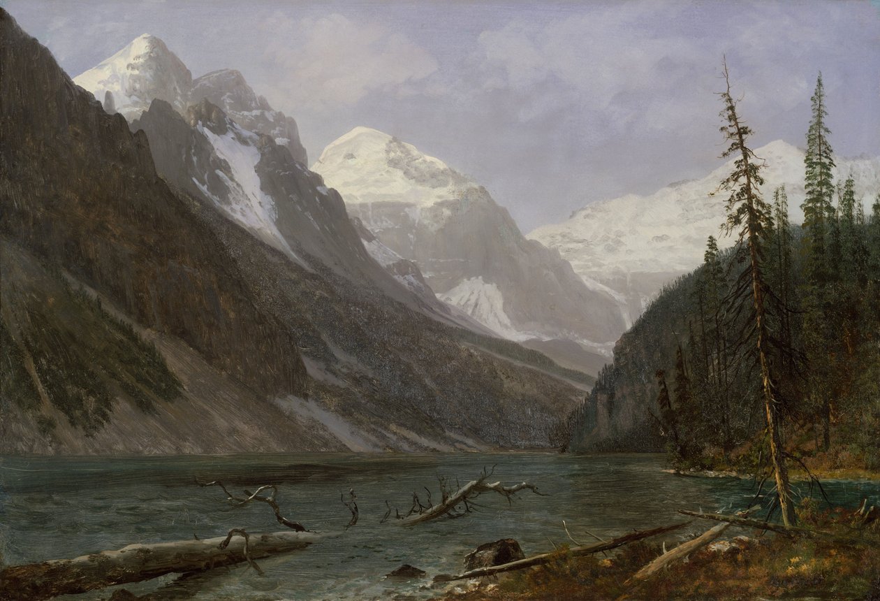 Montanhas Rochosas Canadenses de Albert Bierstadt