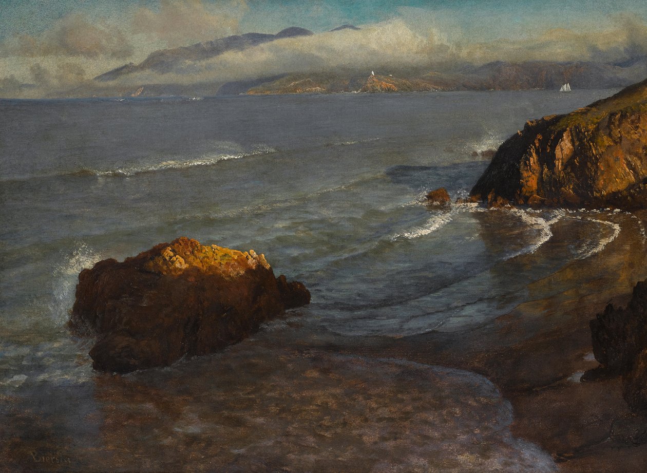 Entrada para a Golden Gate de Albert Bierstadt