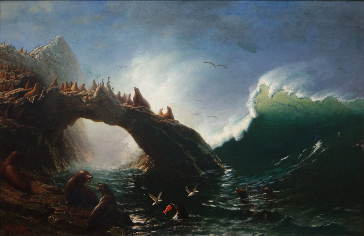 Ilha Farallon de Albert Bierstadt