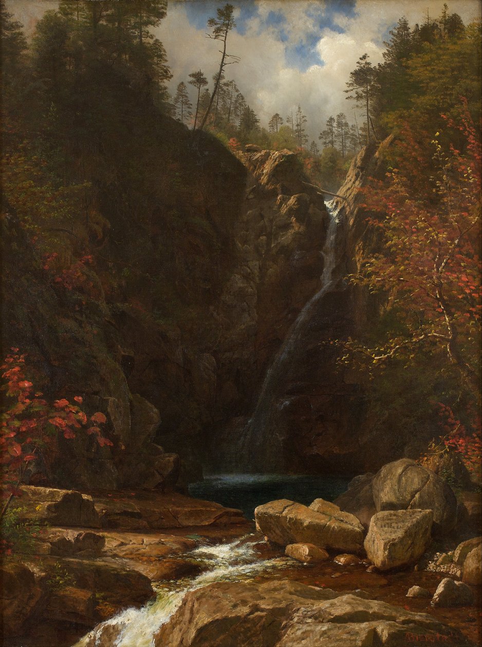 Cascatas de Glen Ellis de Albert Bierstadt