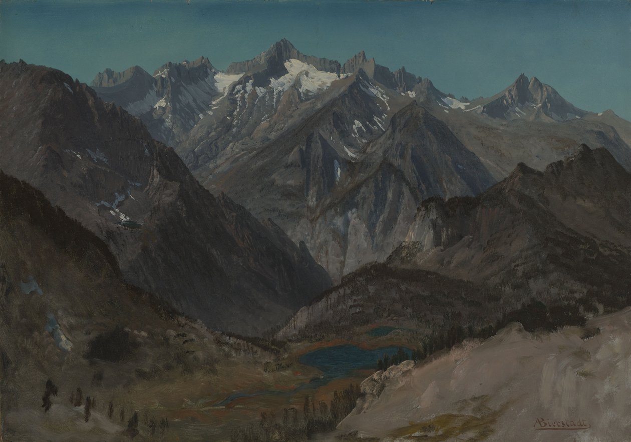 Grande Divisória Ocidental, Serra Nevada de Albert Bierstadt