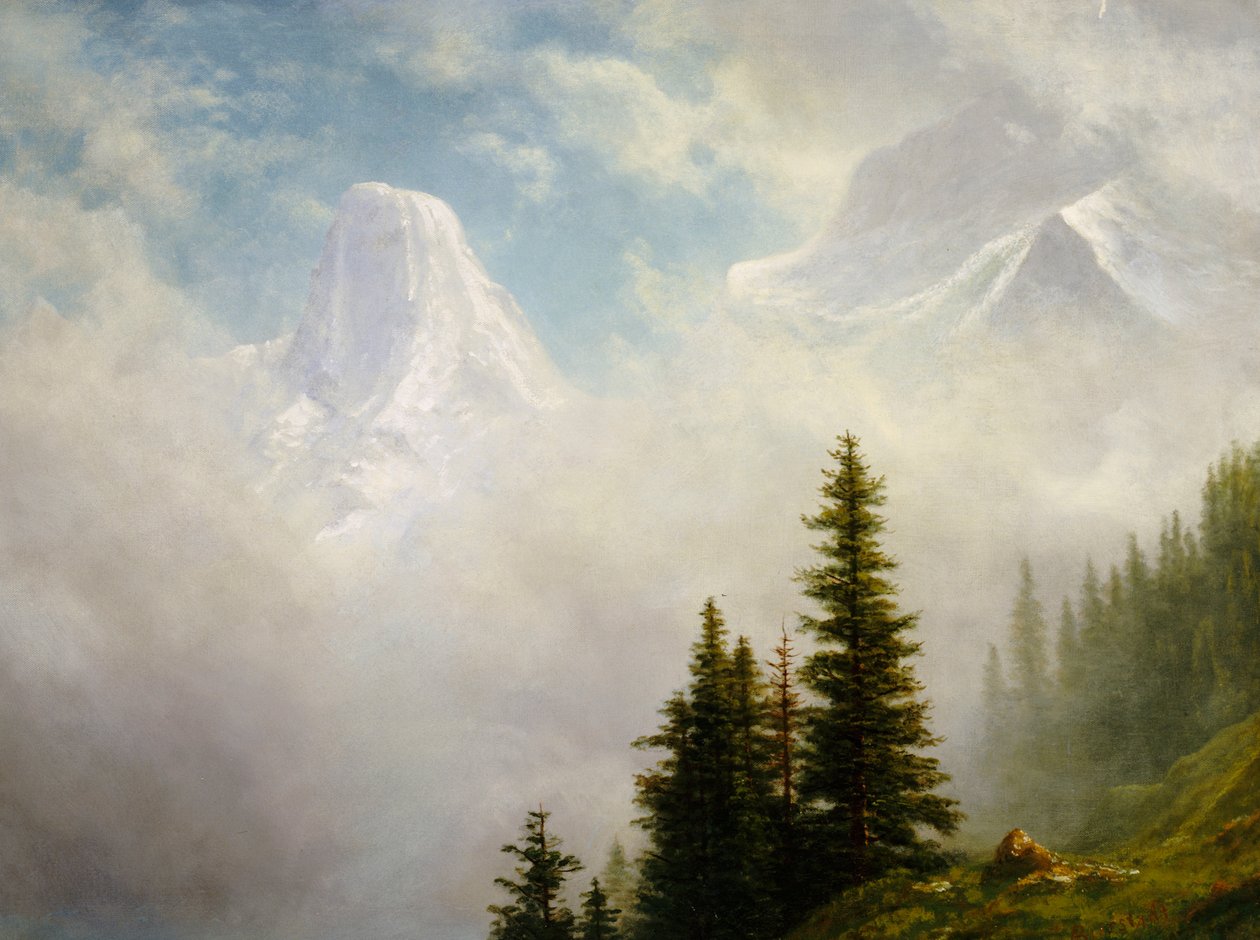 Alto nas montanhas de Albert Bierstadt
