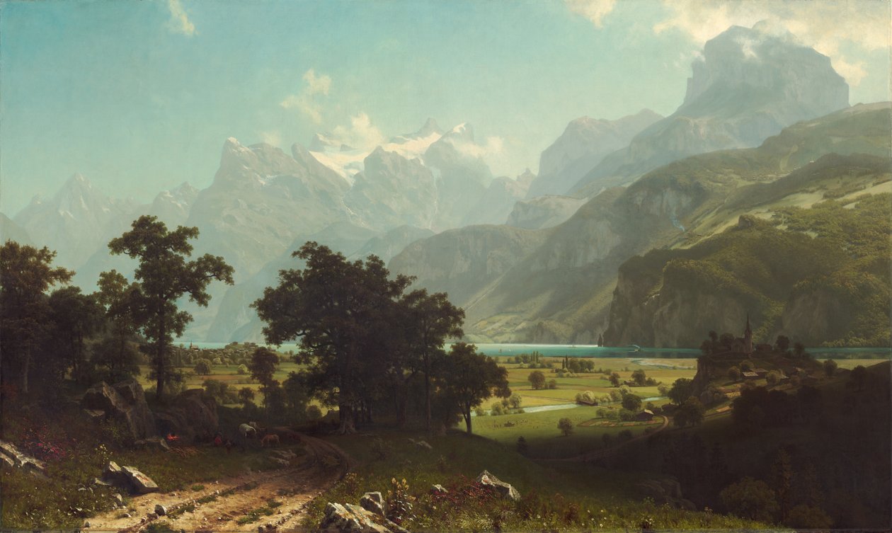 Lago Lucerna de Albert Bierstadt