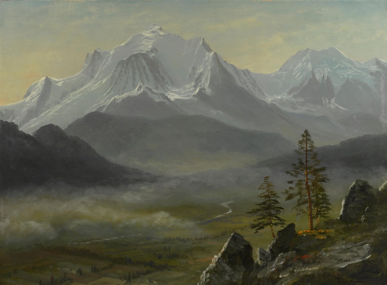 Monte Branco de Albert Bierstadt