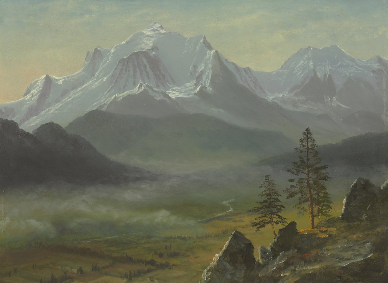 Mont Blanc de Albert Bierstadt