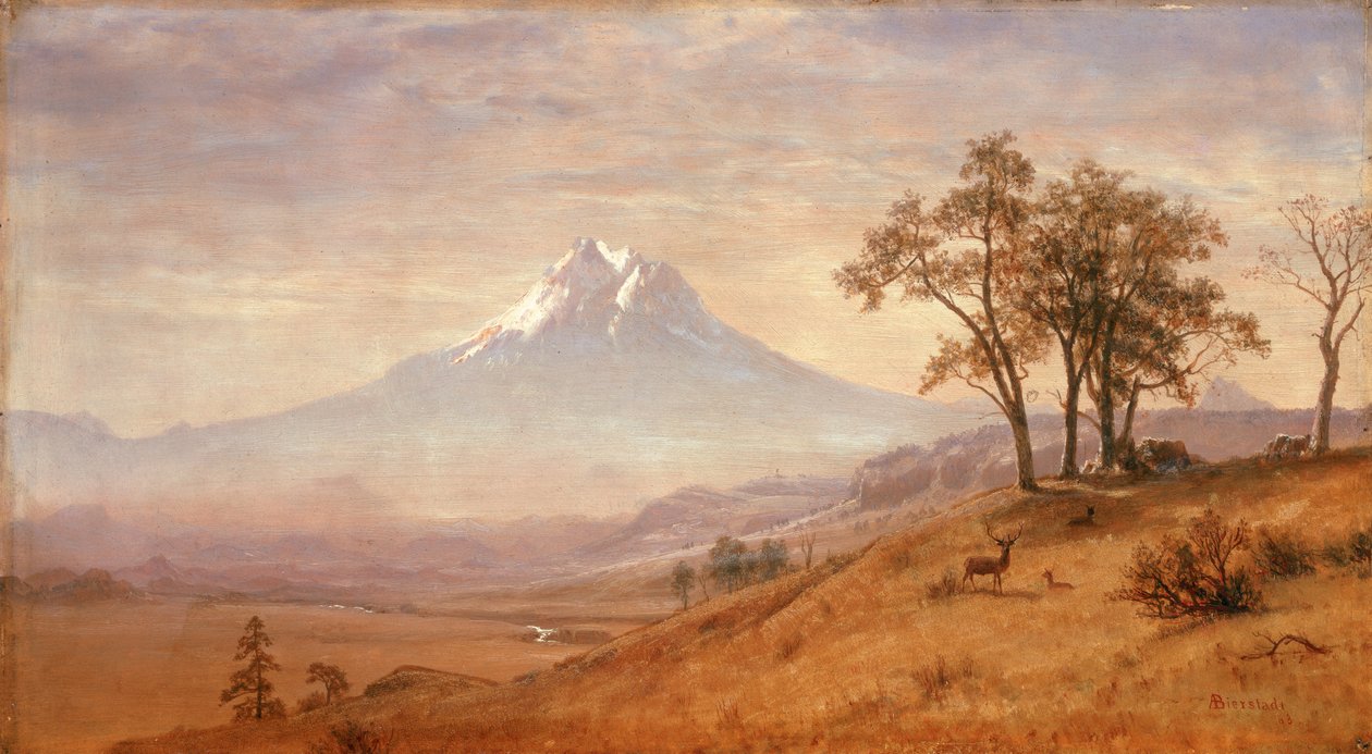 Mount Hood, 1863 de Albert Bierstadt