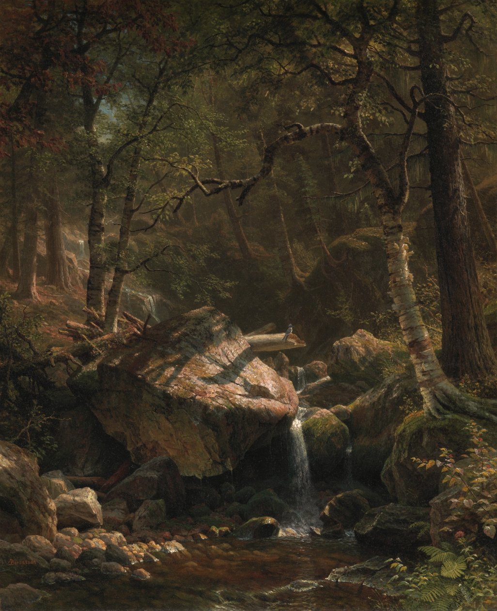 Ribeiro da montanha, 1863 de Albert Bierstadt