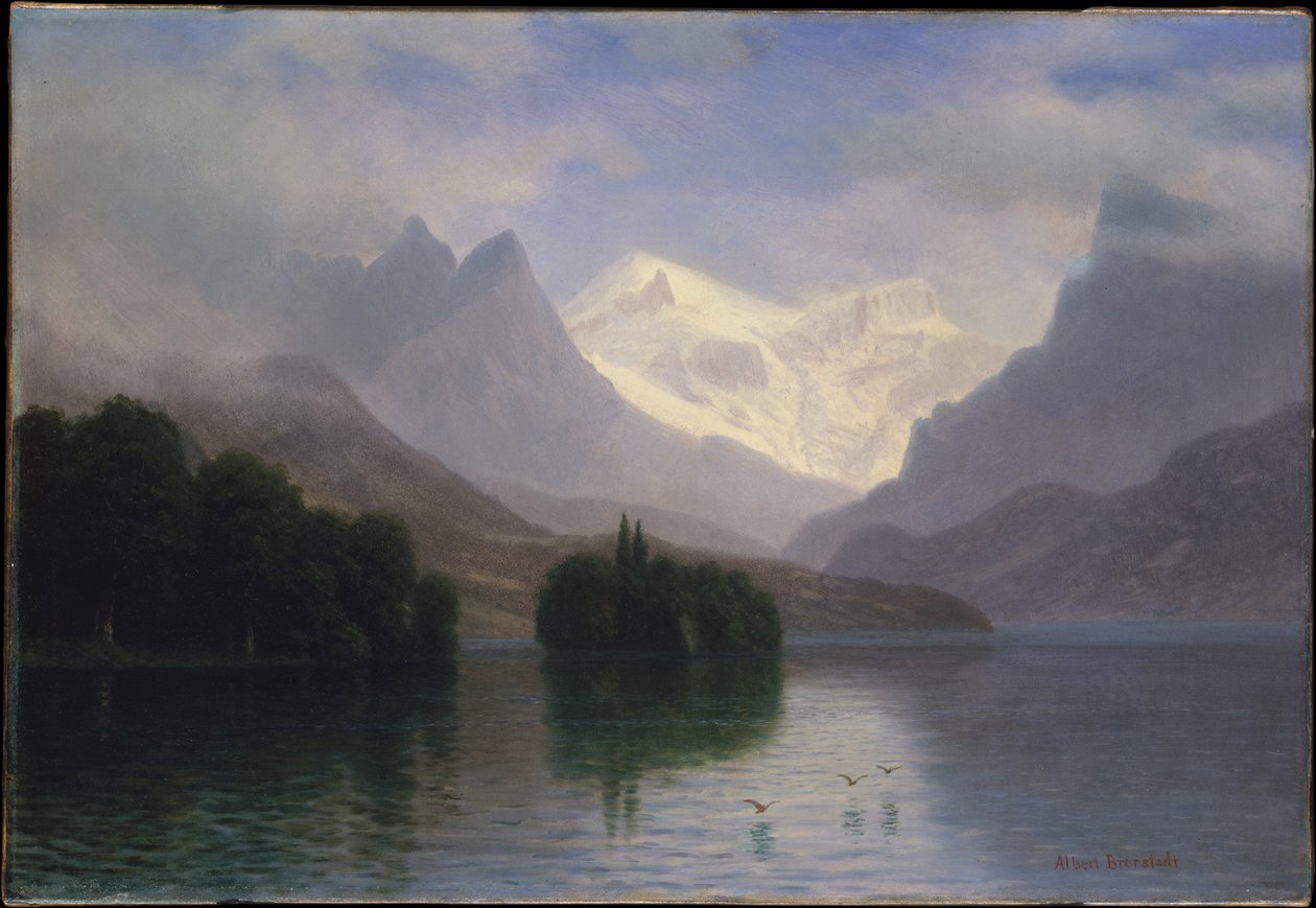 Paisagem de montanha de Albert Bierstadt