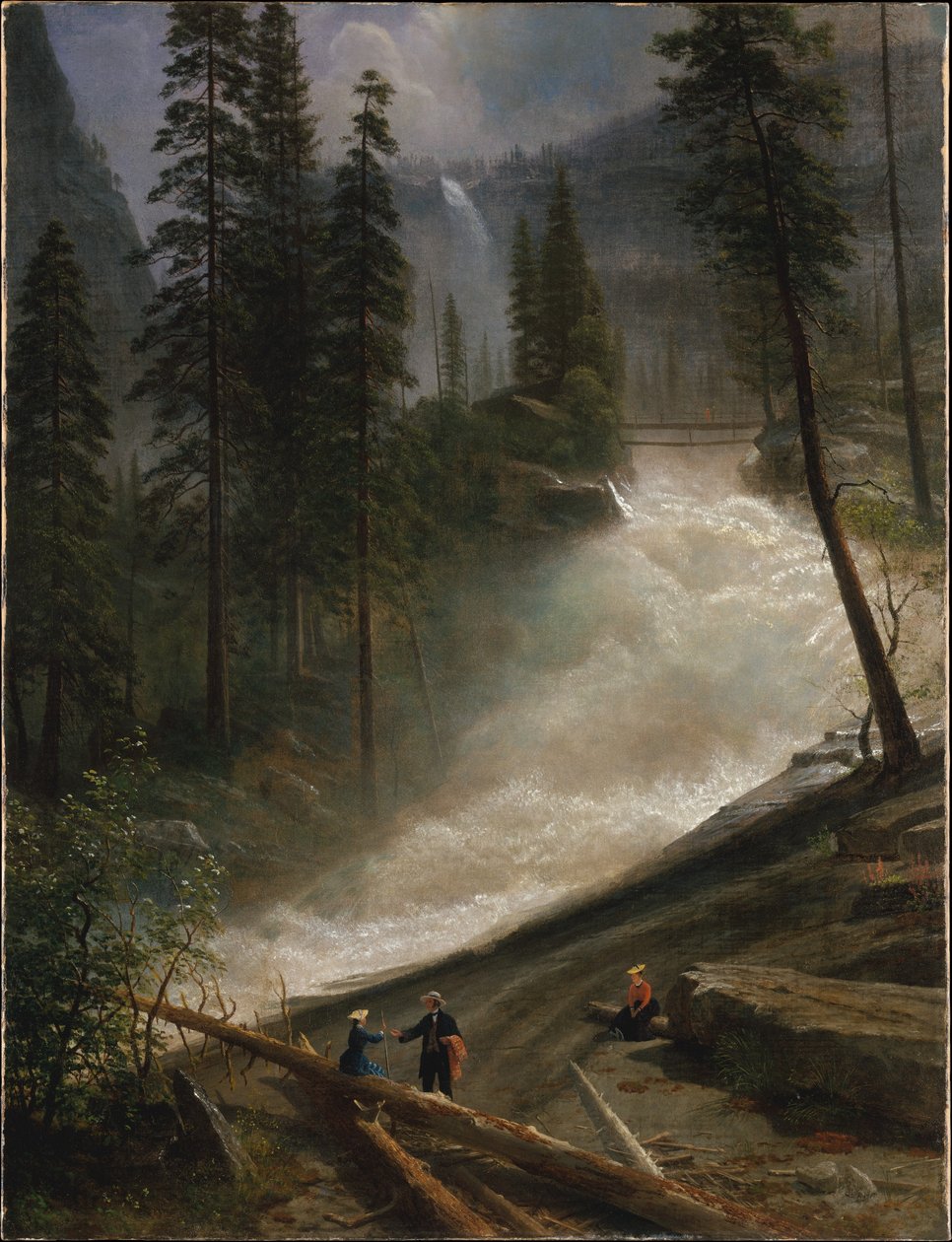 Cascatas Nevada, Yosemite de Albert Bierstadt