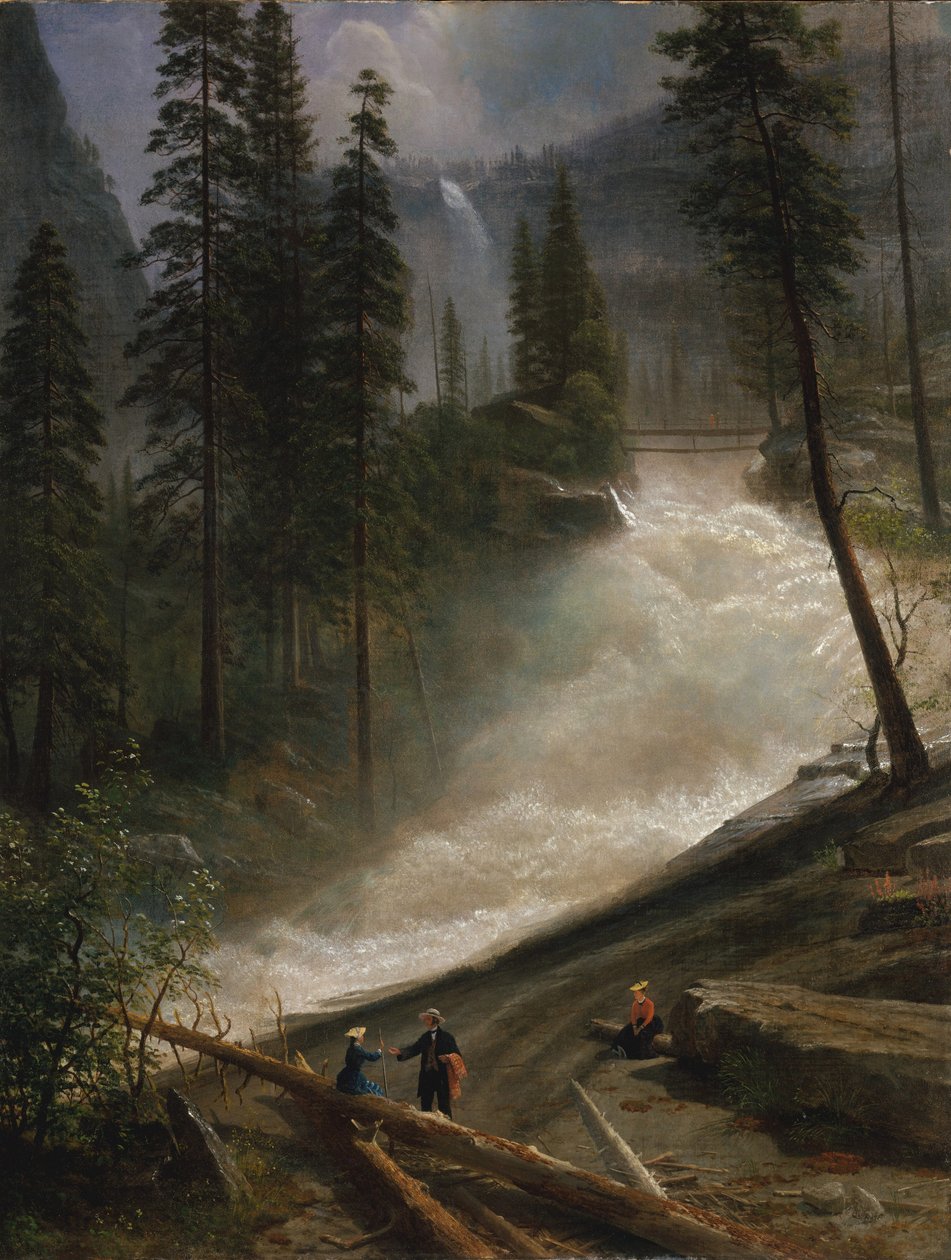 Quedas de Nevada, Yosemite, 1872 ou 1873 de Albert Bierstadt