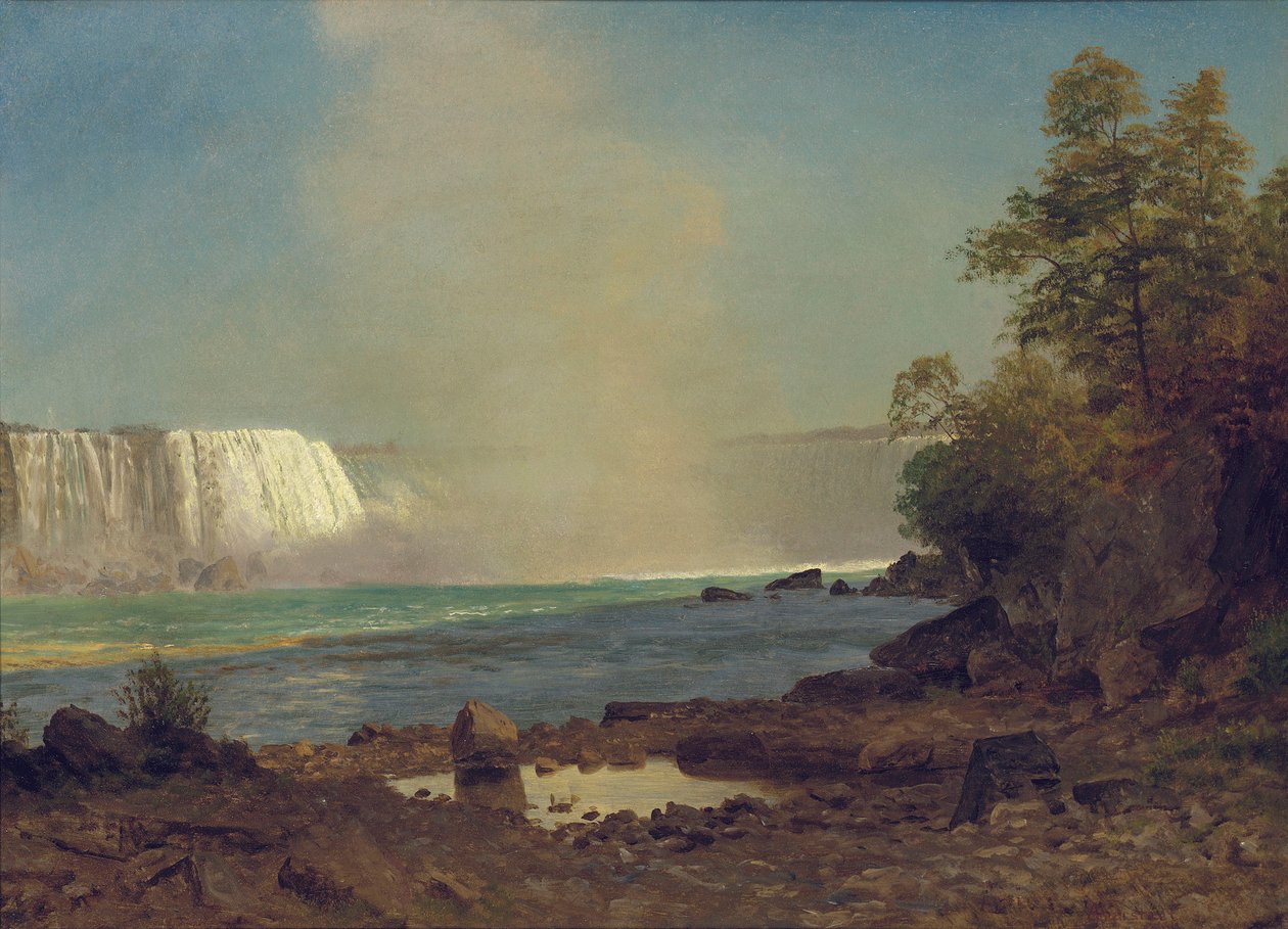 Cataratas do Niágara, 1863 de Albert Bierstadt