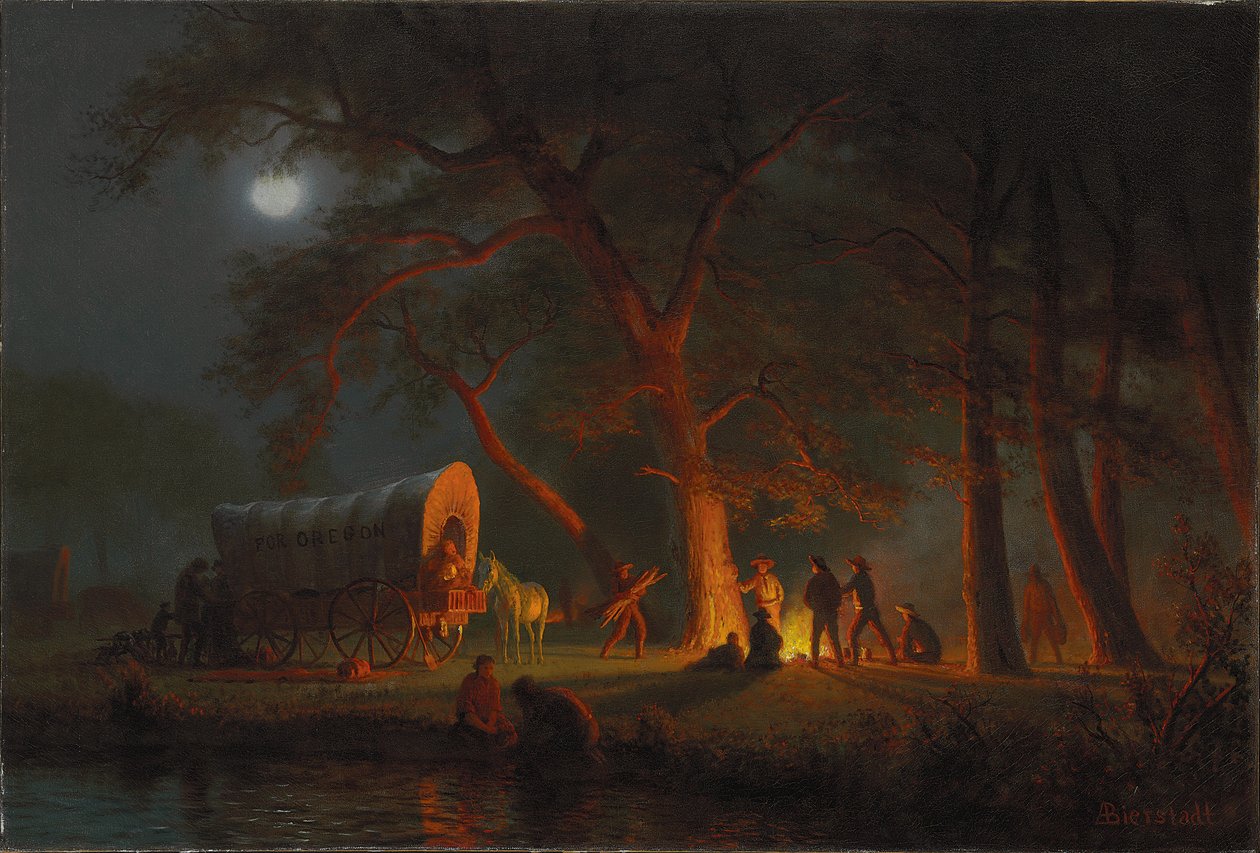 trilha de Oregon de Albert Bierstadt
