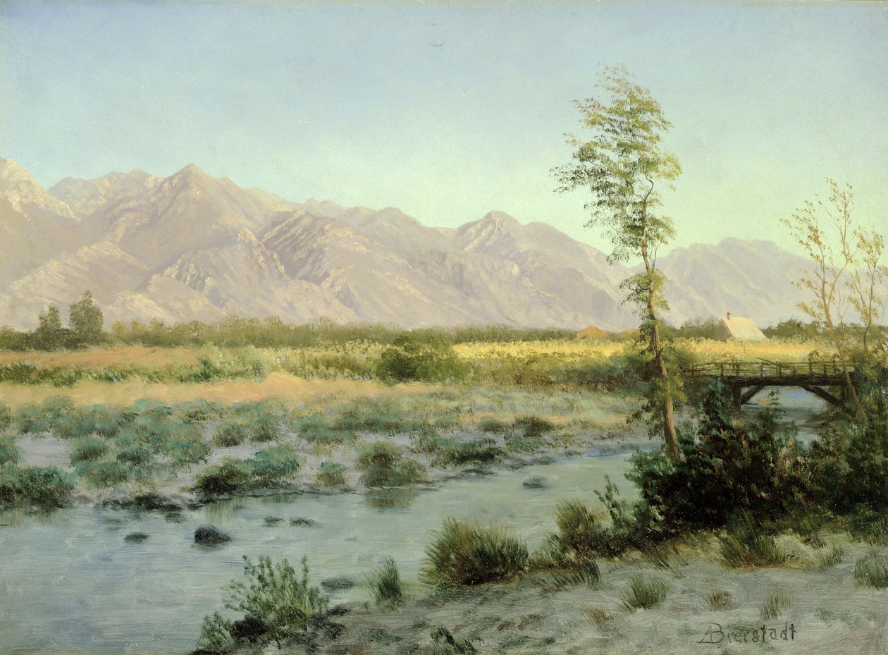 Paisagem da pradaria de Albert Bierstadt