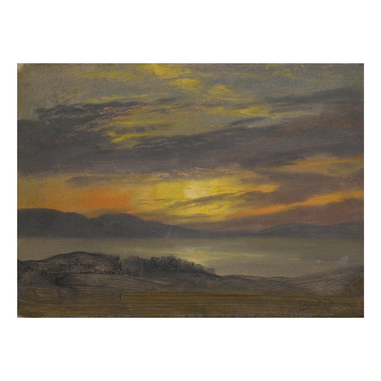 PÔR DO SOL de Albert Bierstadt