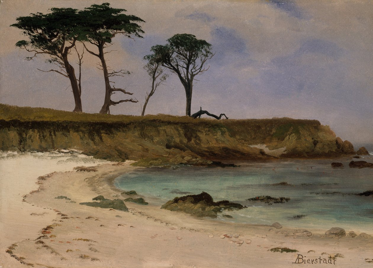 Enseada do mar de Albert Bierstadt