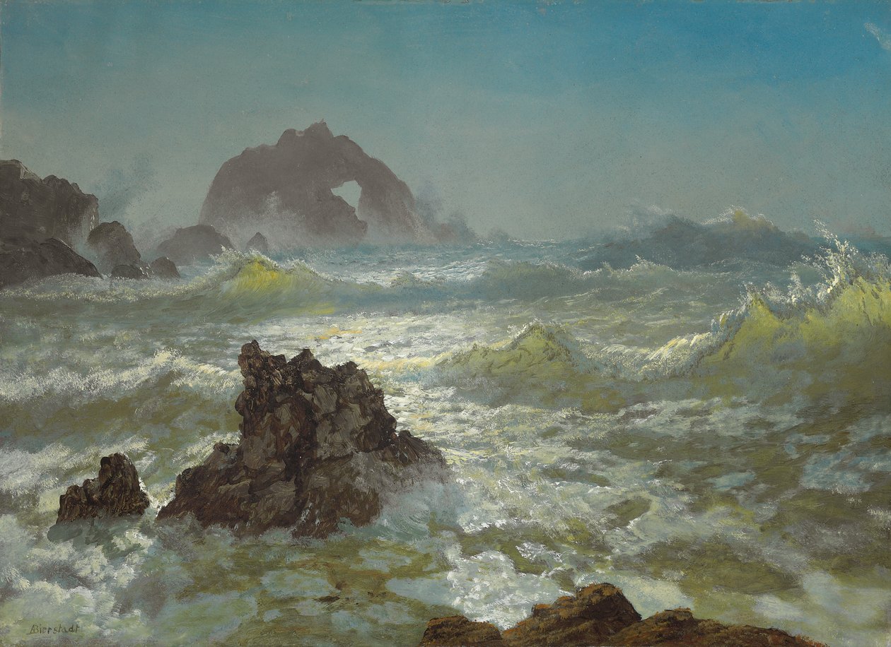 Seal Rock, Califórnia, c.1872 de Albert Bierstadt