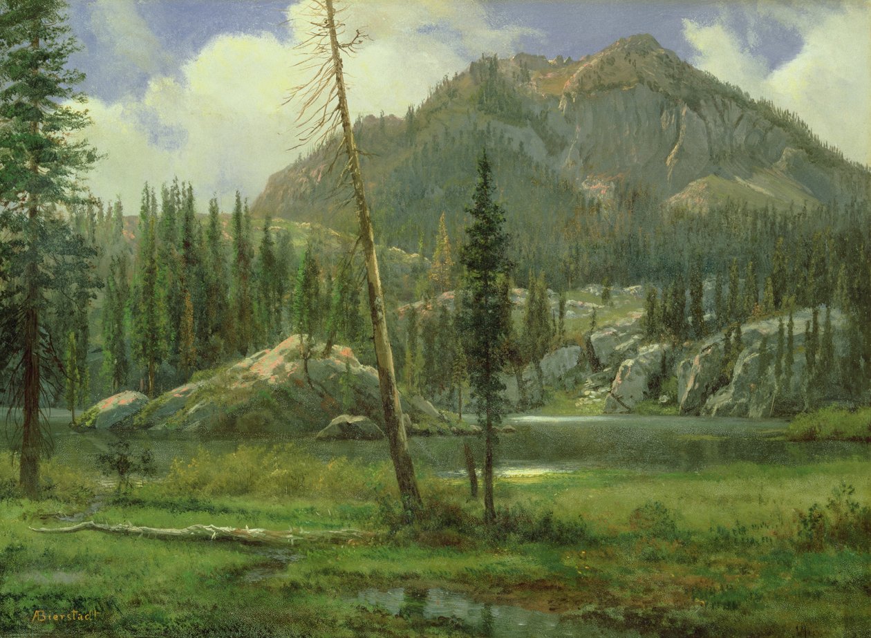 Montanhas de Sierra Nevada de Albert Bierstadt