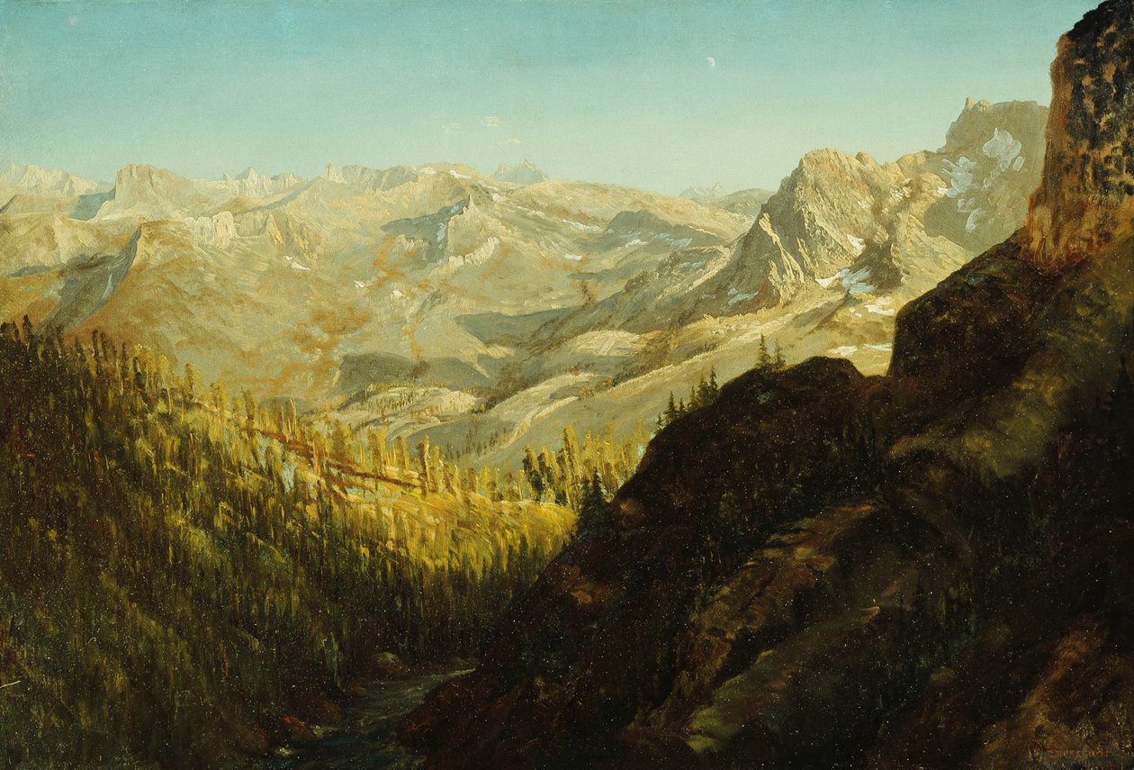 Montanhas Sierra Nevada, Califórnia, de Albert Bierstadt