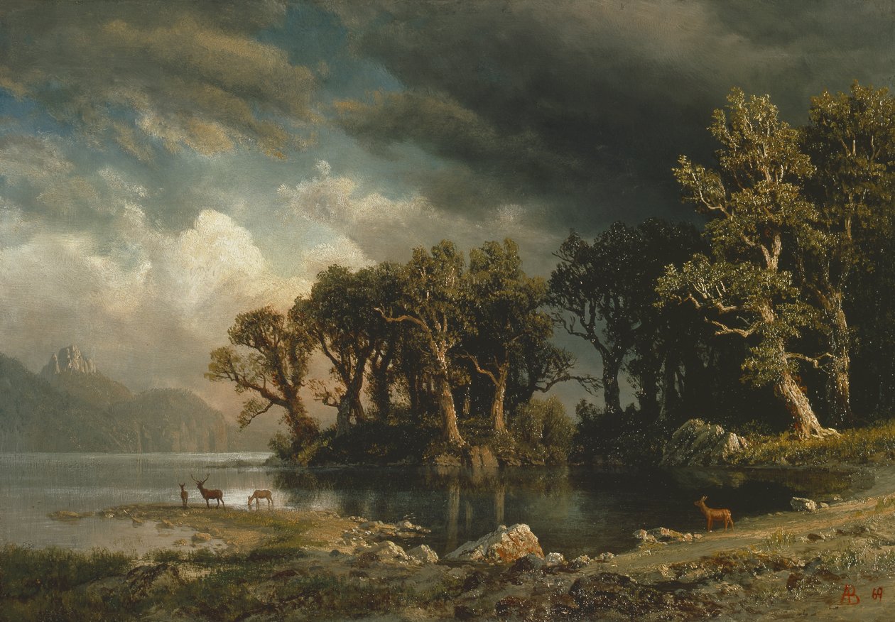 A Vinda da Tempestade de Albert Bierstadt