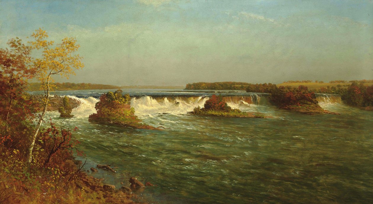 As quedas de Santo António de Albert Bierstadt