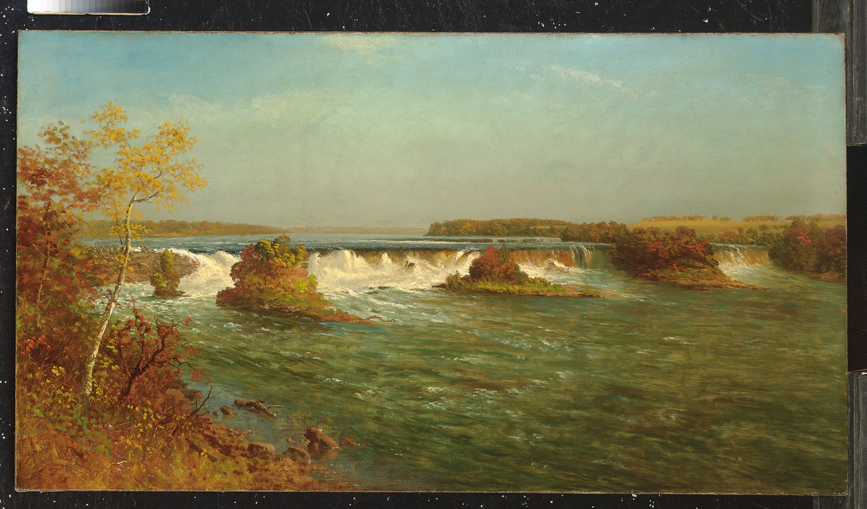 As Cataratas de Santo Antônio, c.1887 de Albert Bierstadt