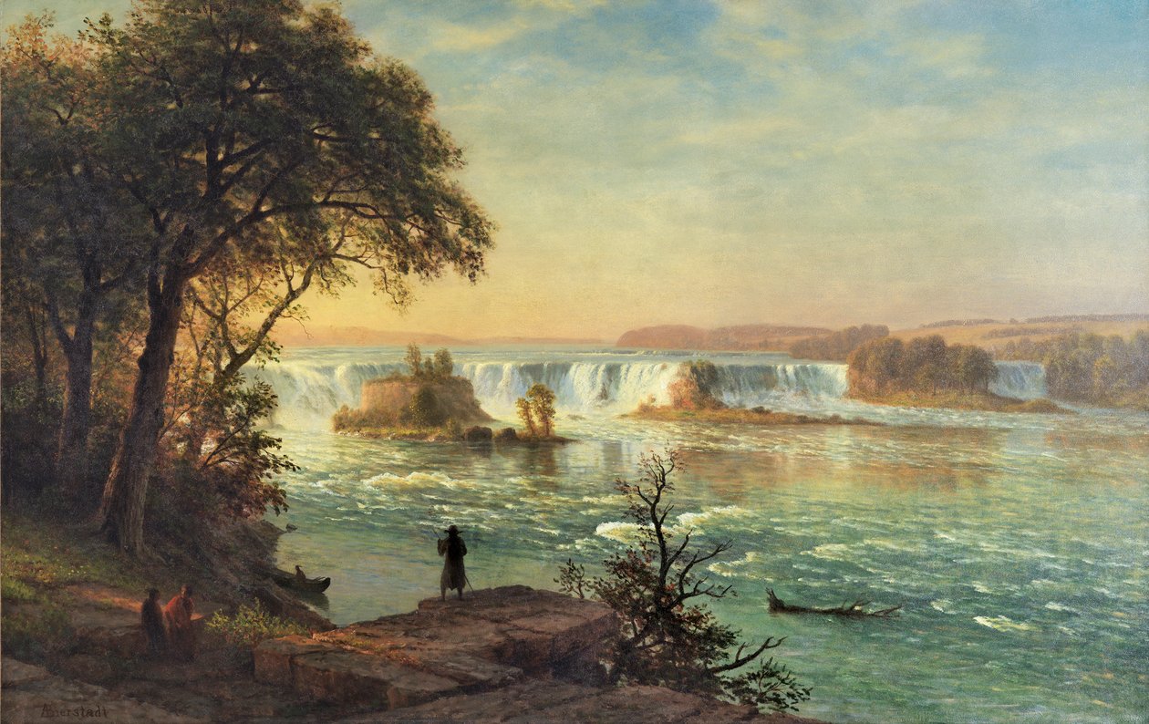 As quedas de Santo António de Albert Bierstadt