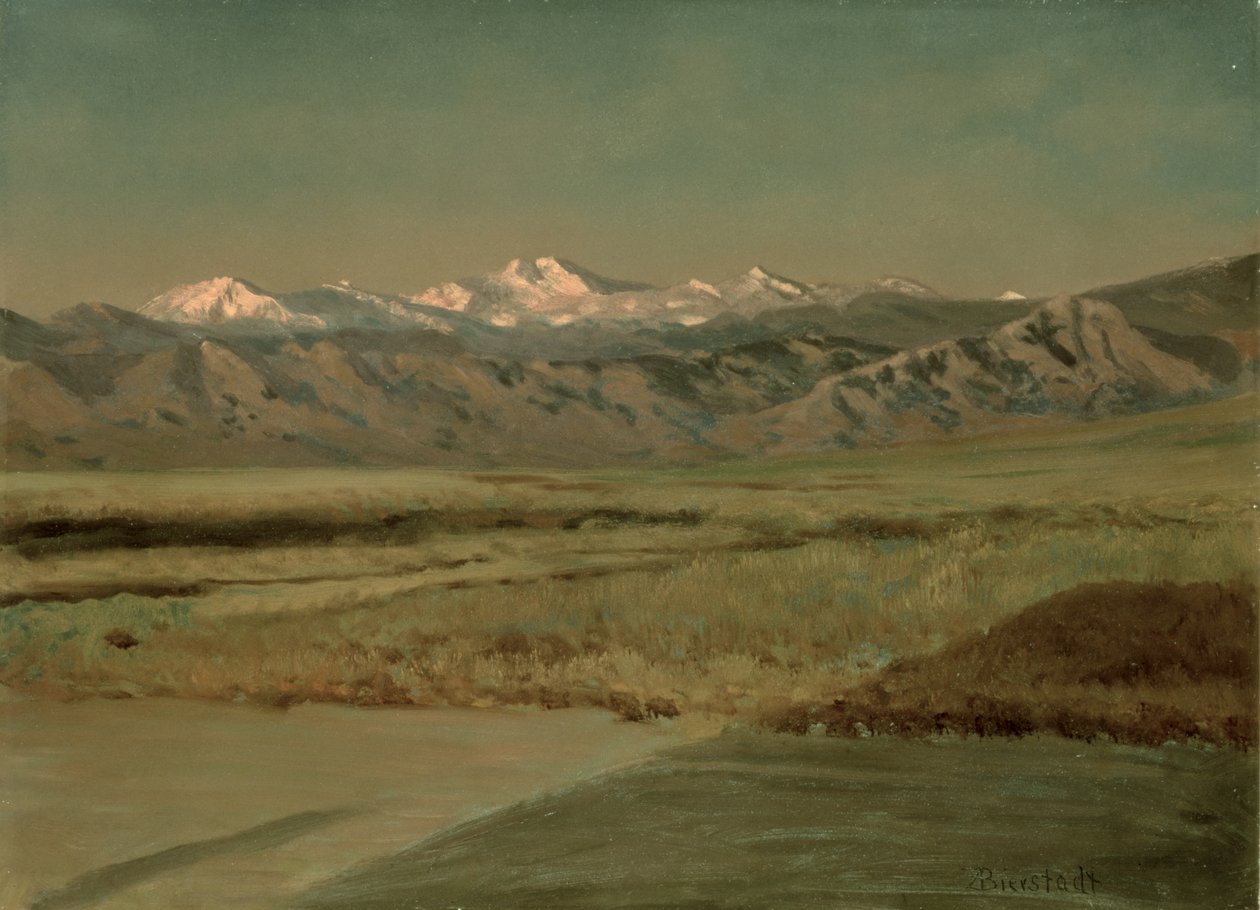 Os Grand Tetons, Wyoming de Albert Bierstadt