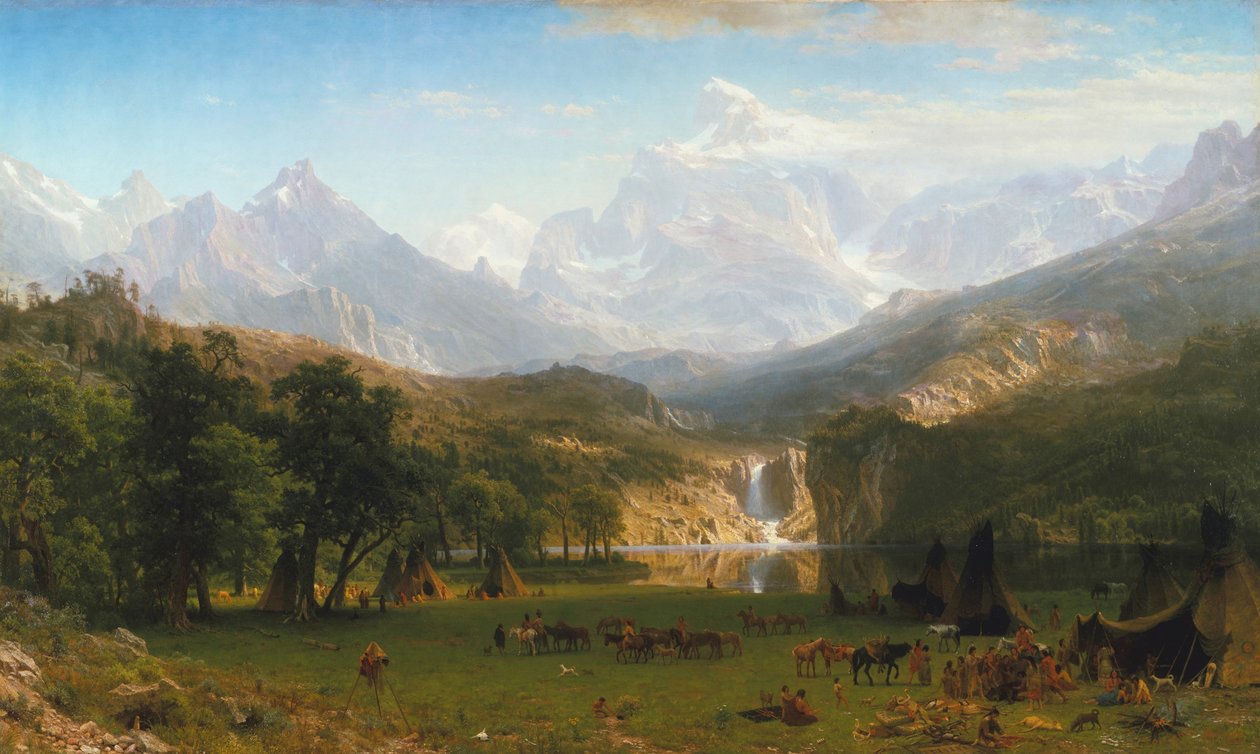 As Montanhas Rochosas, o Pico de Lander de Albert Bierstadt