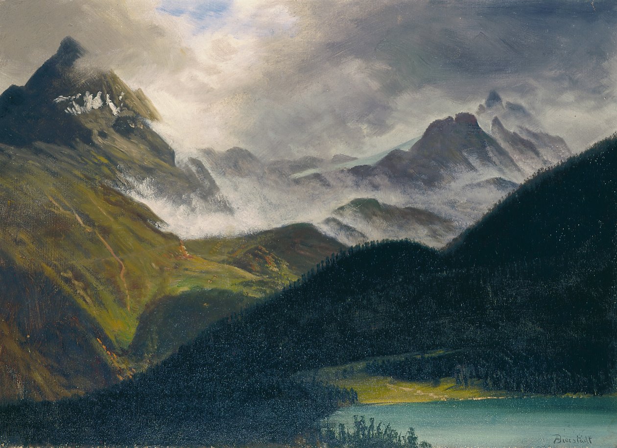 Sem título (óleo sobre tela) de Albert Bierstadt