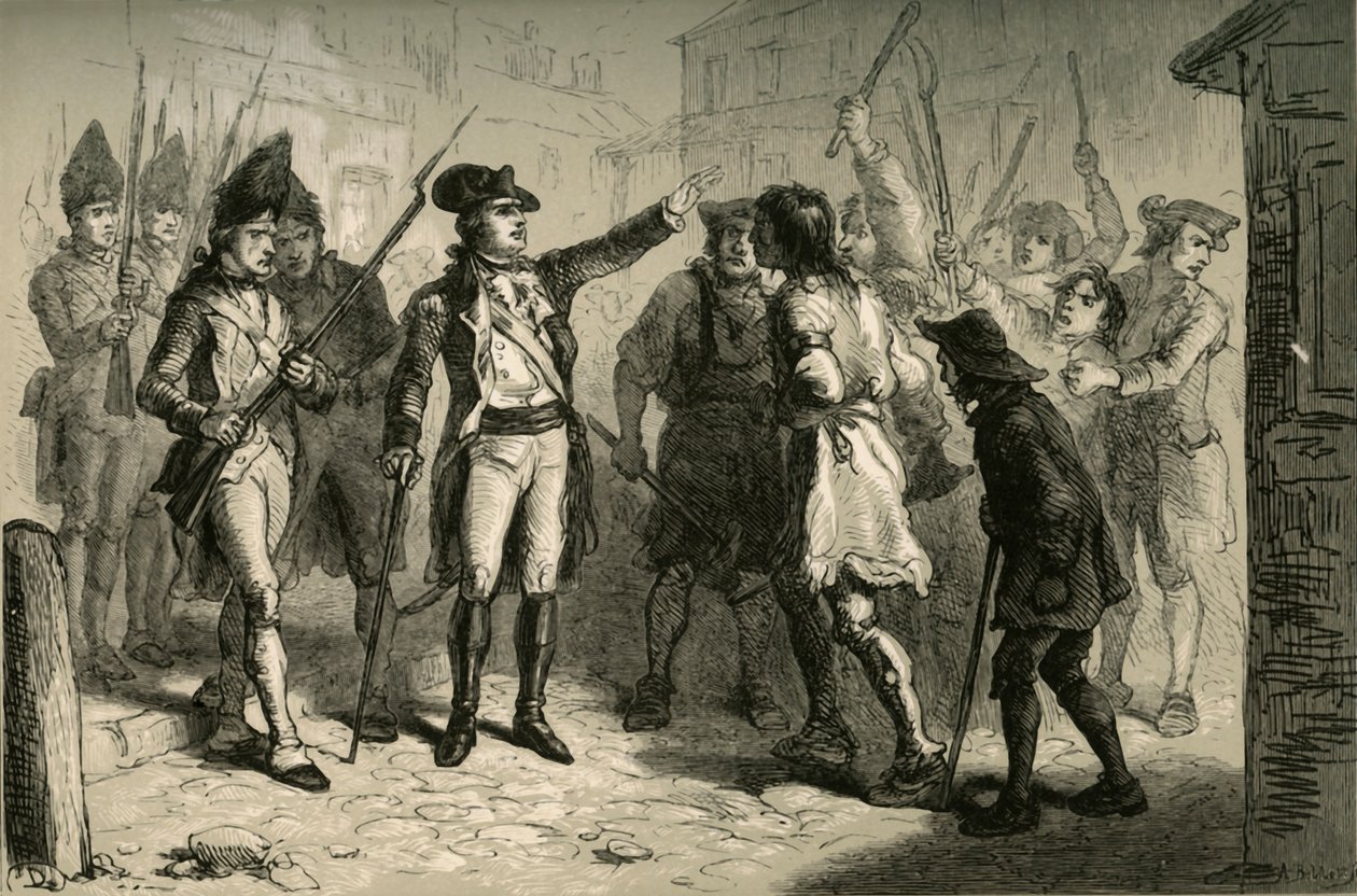 Governador Tryon e os Reguladores, 1877. de Albert Bobbett