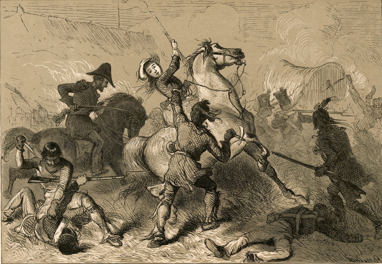Sra. Heald e os selvagens em Chicago, 1878. de Albert Bobbett