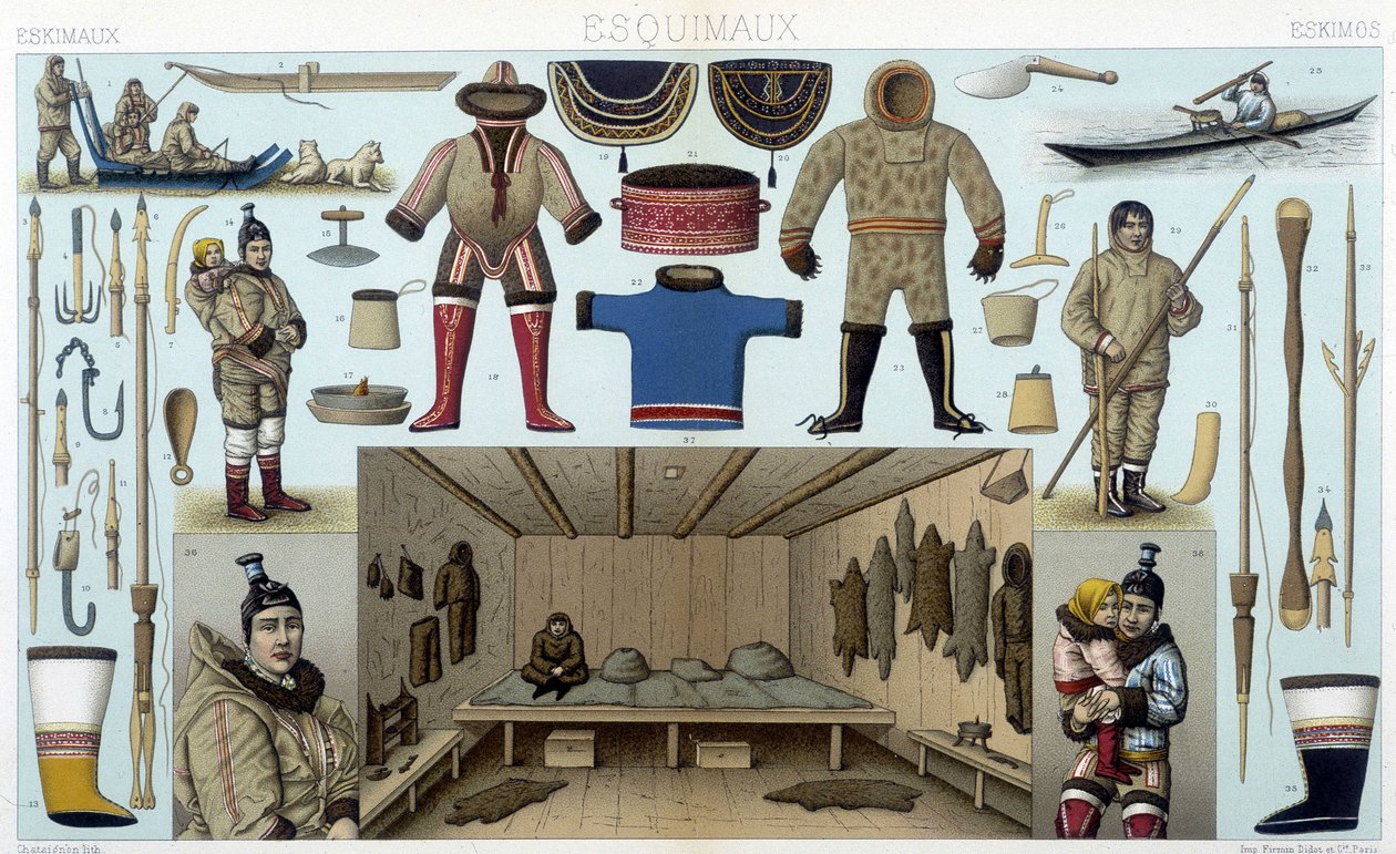 Ilustração de A. Racinet (1872). de Albert Charles August Racinet