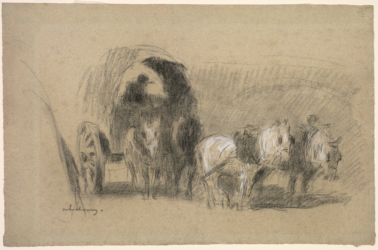 Carruagem de um Miller de Albert Charles Lebourg