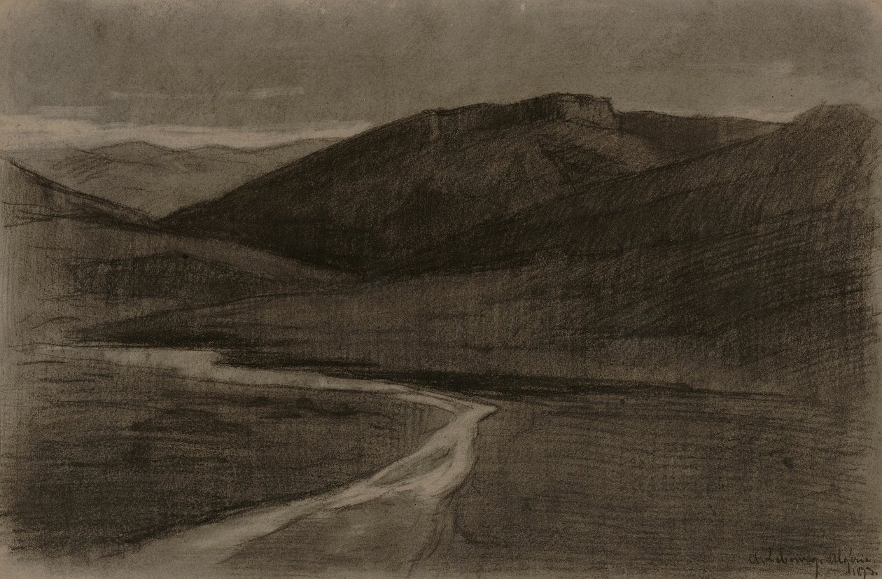 Paisagem argelina de Albert Charles Lebourg
