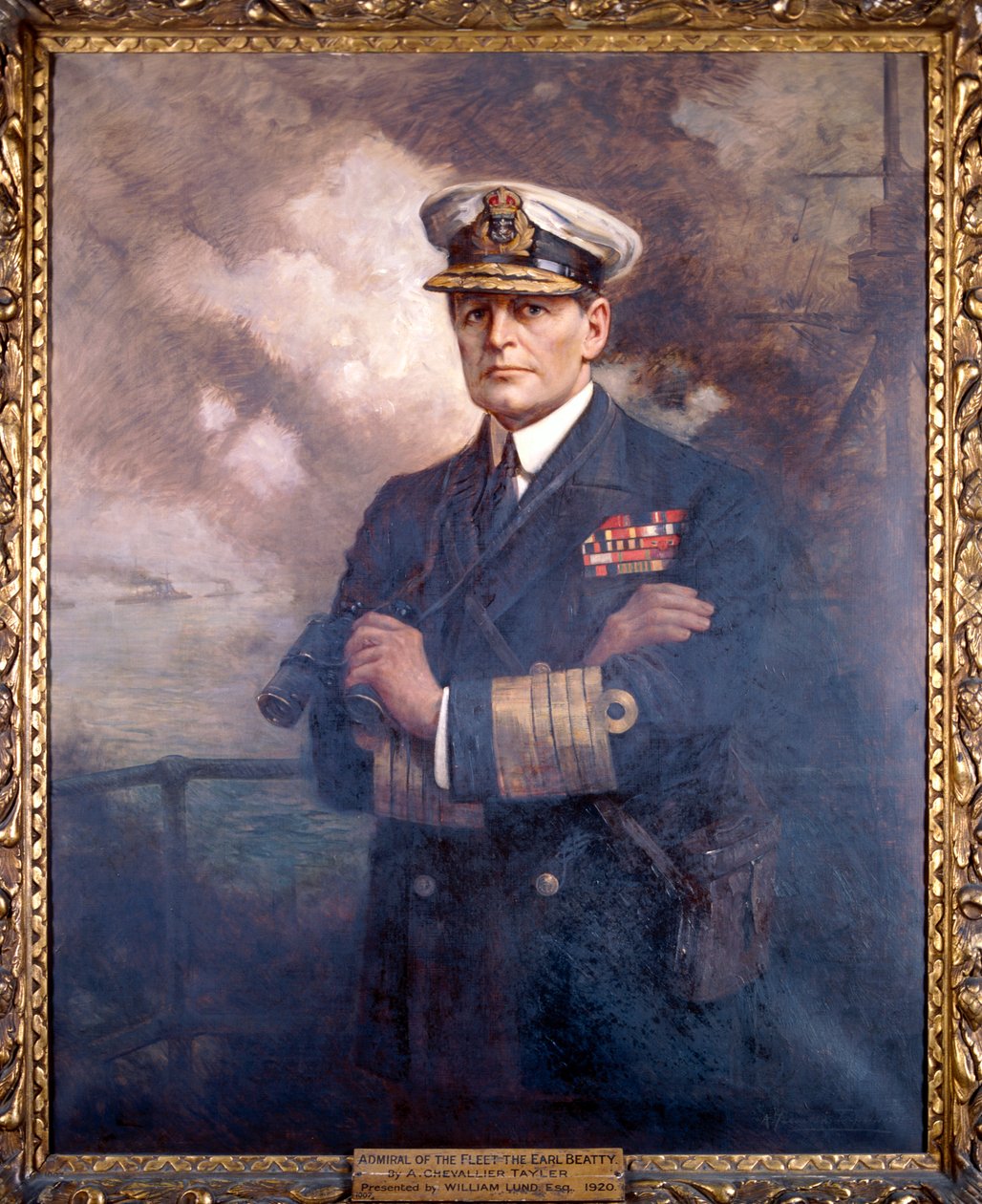 Almirante da Frota, o Conde Beatty, 1920 de Albert Chevallier Tayler