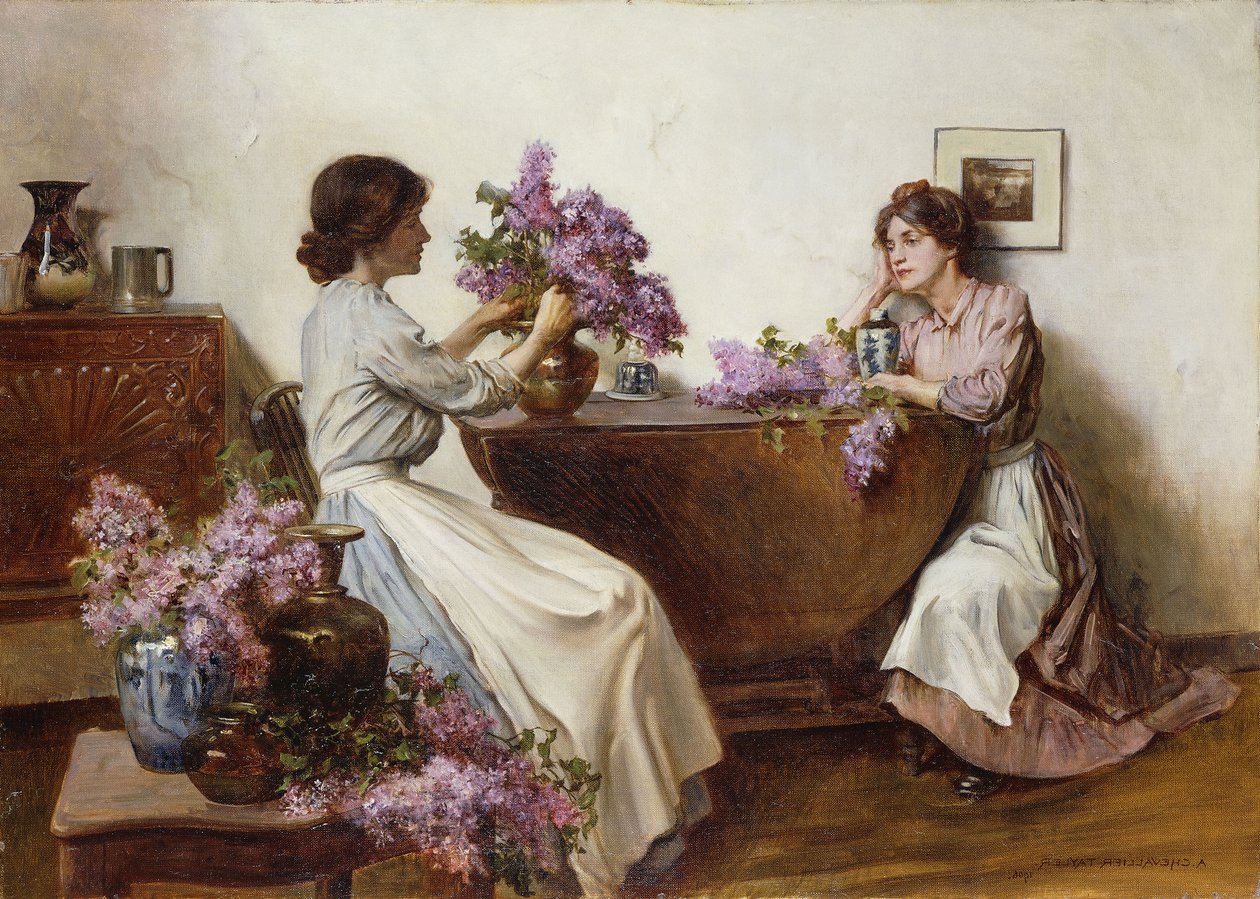 Organizando o Lilás, 1906 de Albert Chevallier Tayler