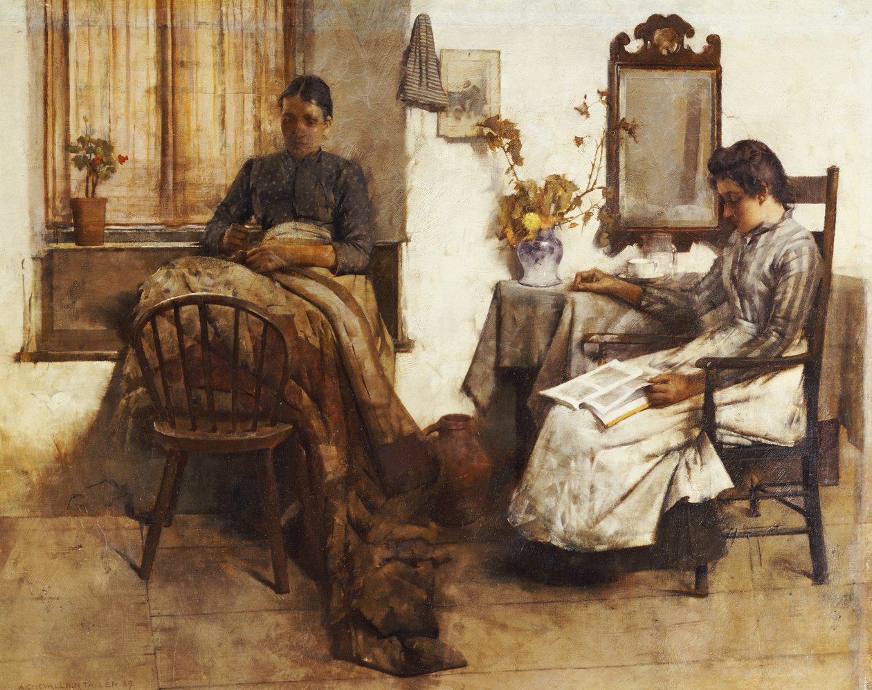 Momentos calmos, 1889 de Albert Chevallier Tayler